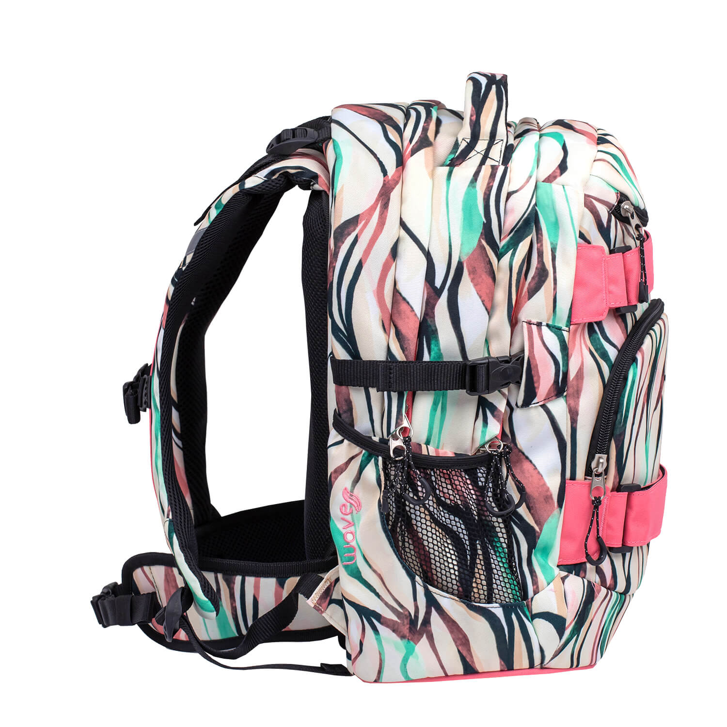 Wave Infinity Feathers Schulrucksack Set 3 tlg.