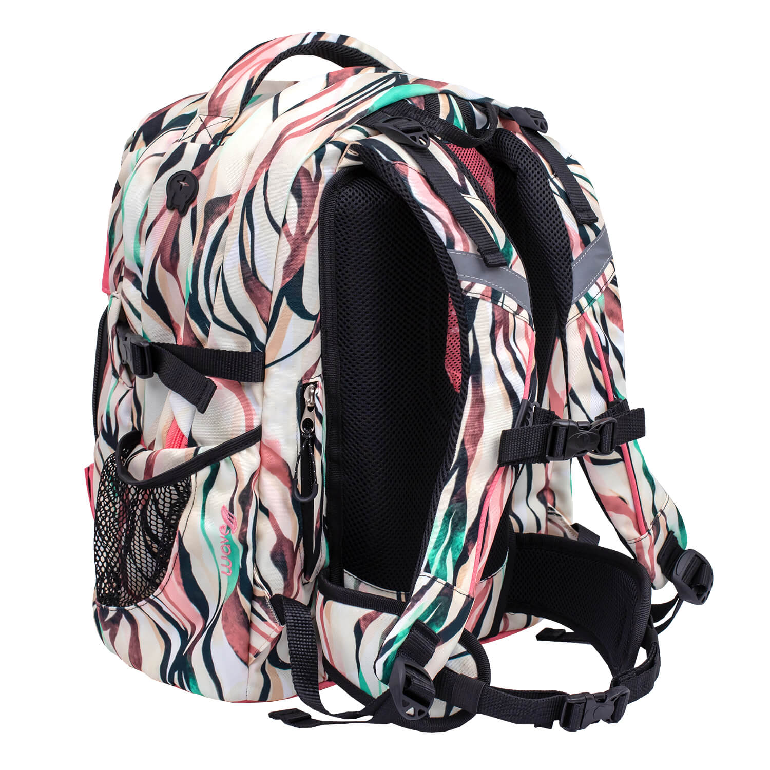 Wave Infinity Feathers Schulrucksack Set 3 tlg.