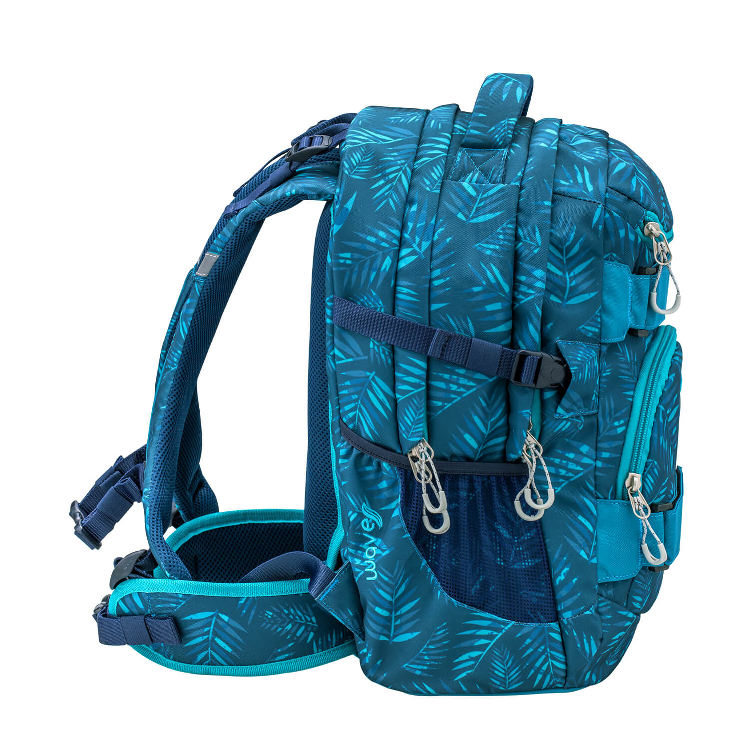 Wave Infinity Jungle Vibe school backpack