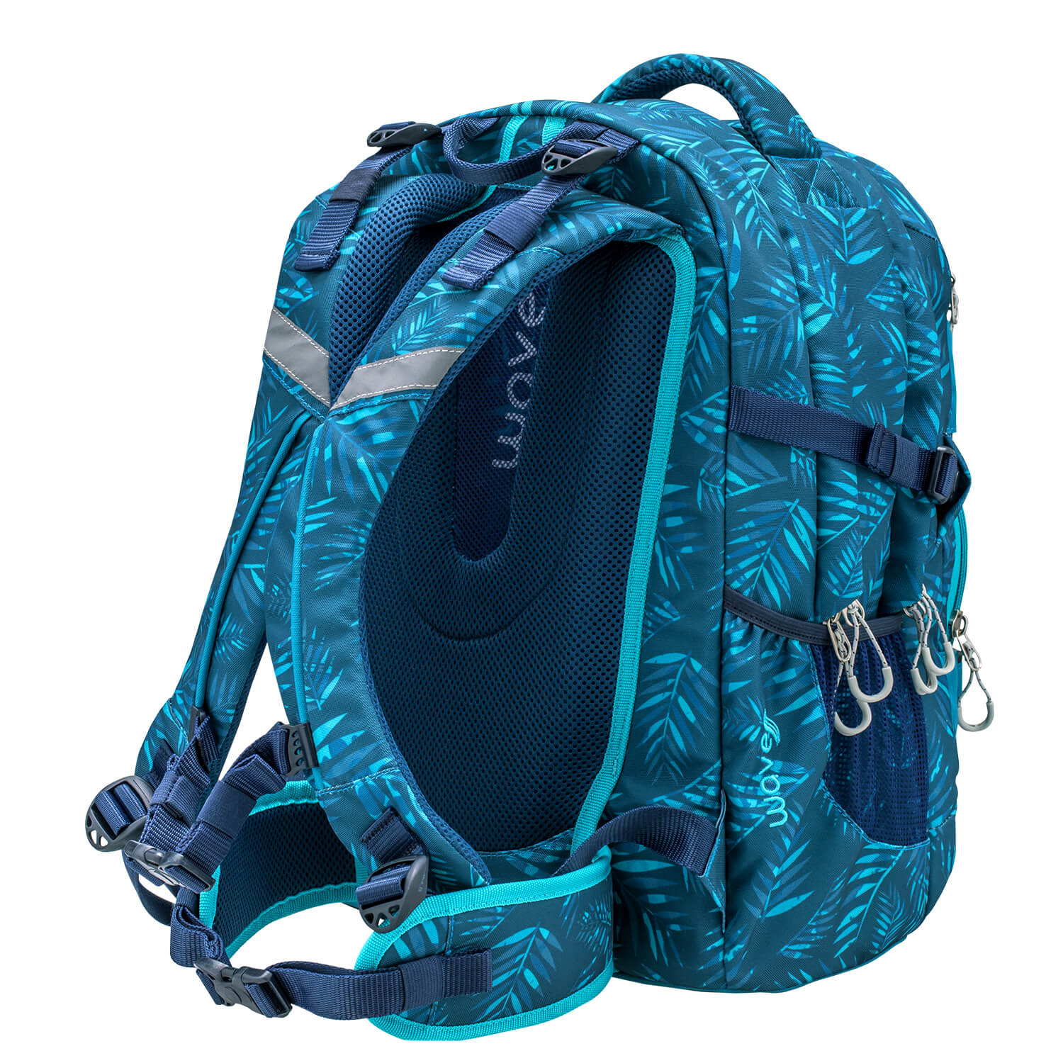 Wave Infinity Jungle Vibe school backpack