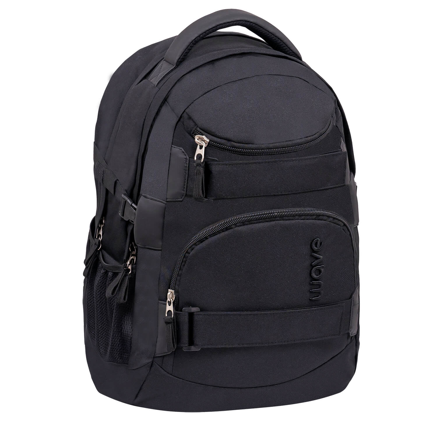 Wave Infinity Posh Black school backpack Set 2 Pcs