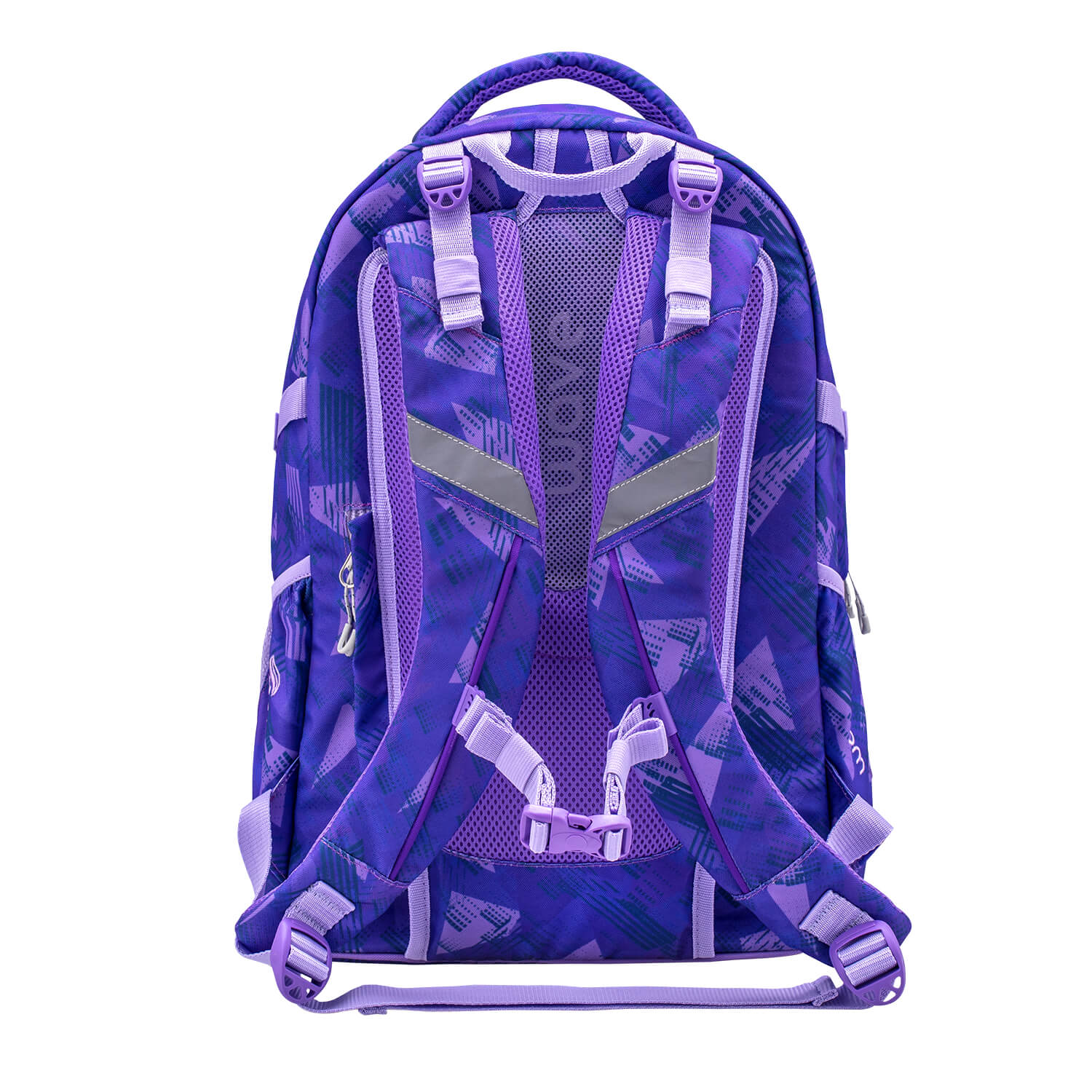Wave Infinity Purple Sun school backpack Set 2 Pcs
