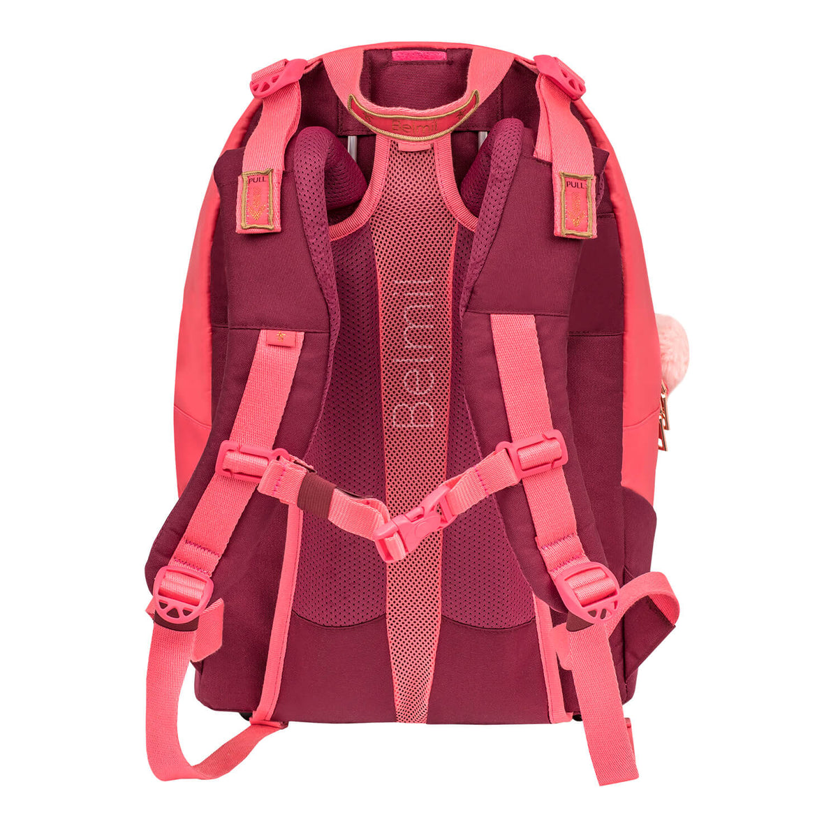 Premium Backpack & Fanny Pack Coral Schoolbag 2pcs.