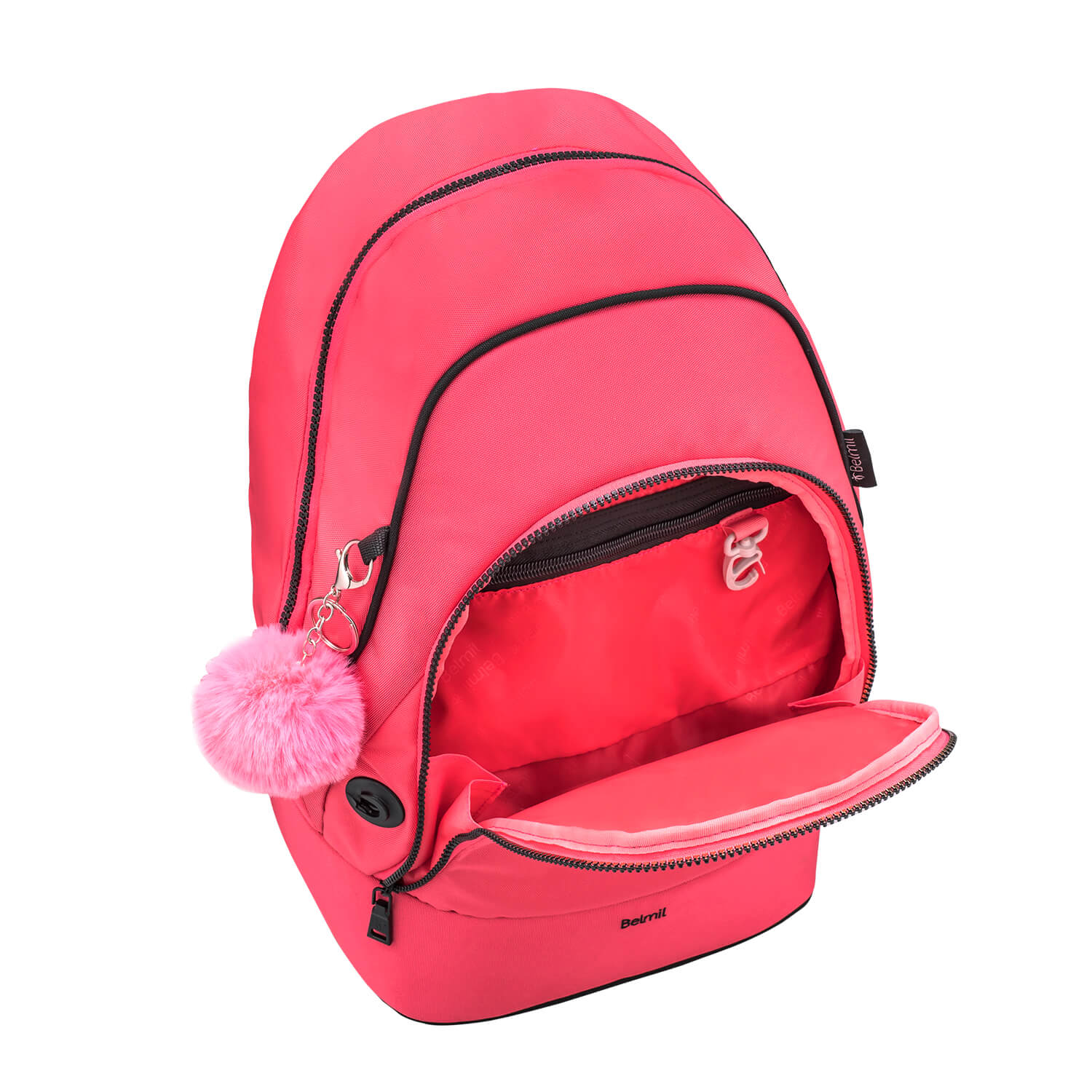Premium Backpack & Fanny Pack Coral Paradise Schulranzen 2tlg.