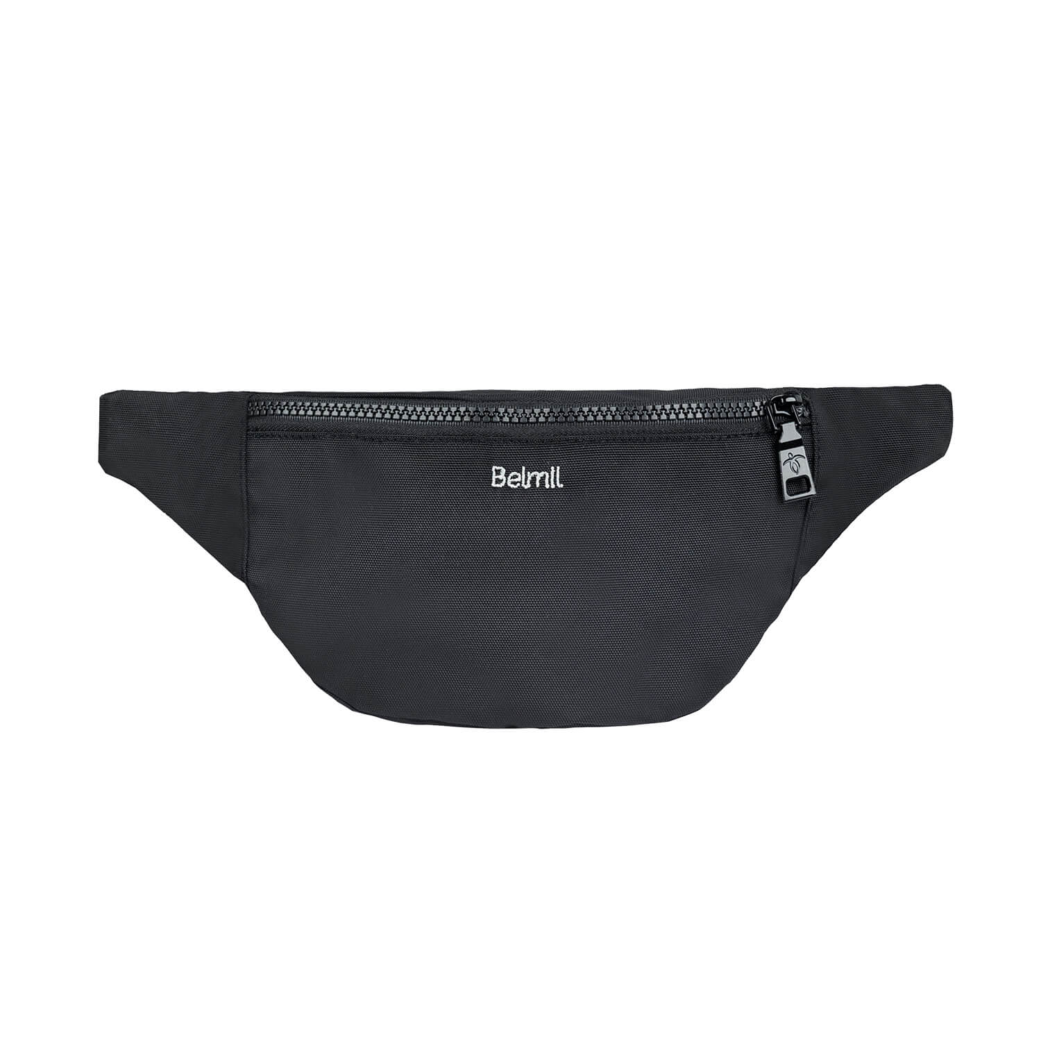 Premium Backpack & Fanny Pack Black Grey Schoolbag 2pcs.