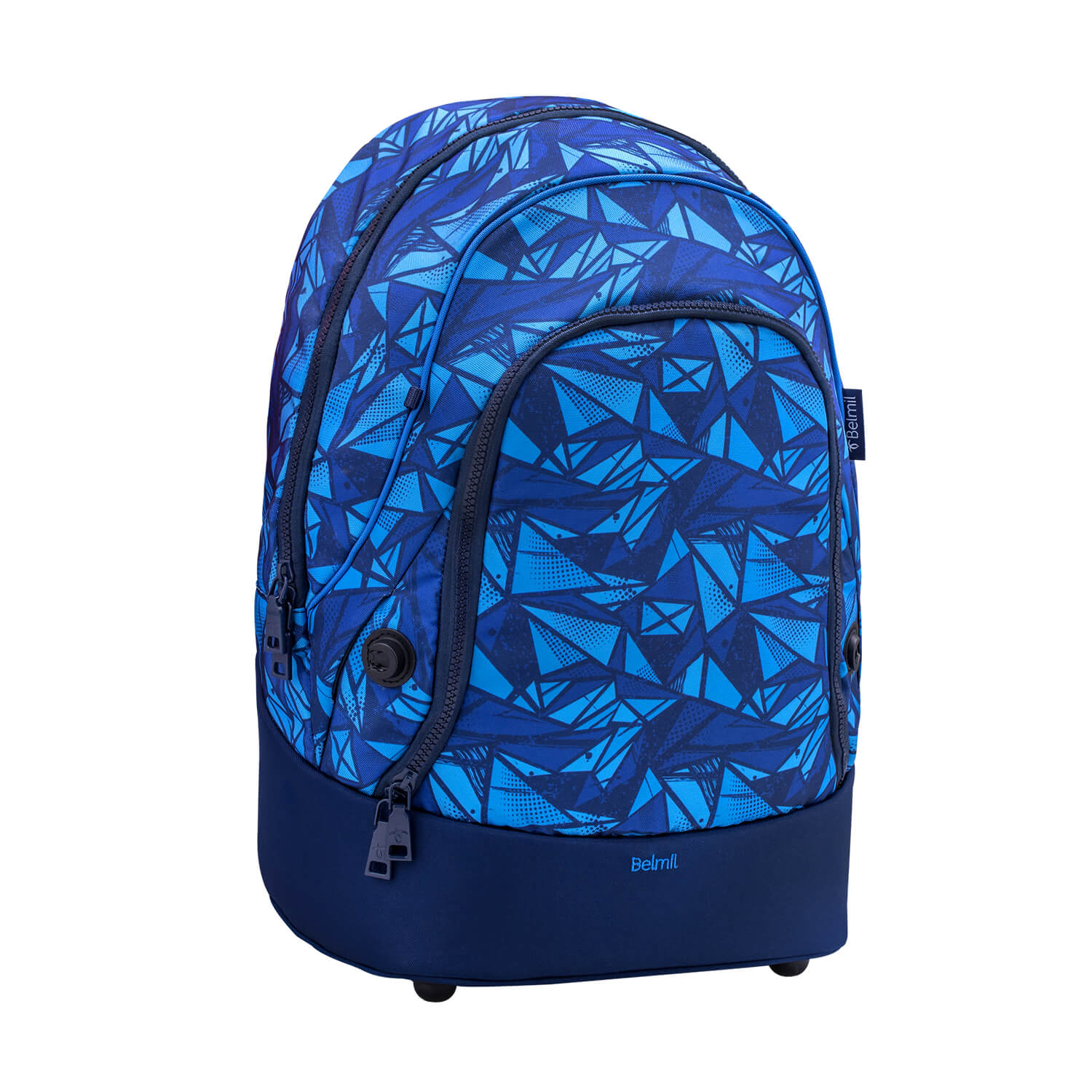 Premium Backpack & Fanny Pack Glacier Blue Schoolbag 2pcs