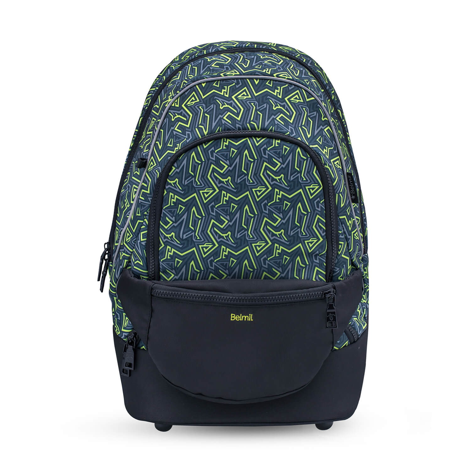 Premium Backpack & Fanny Pack Iguana Schulranzen 2tlg.