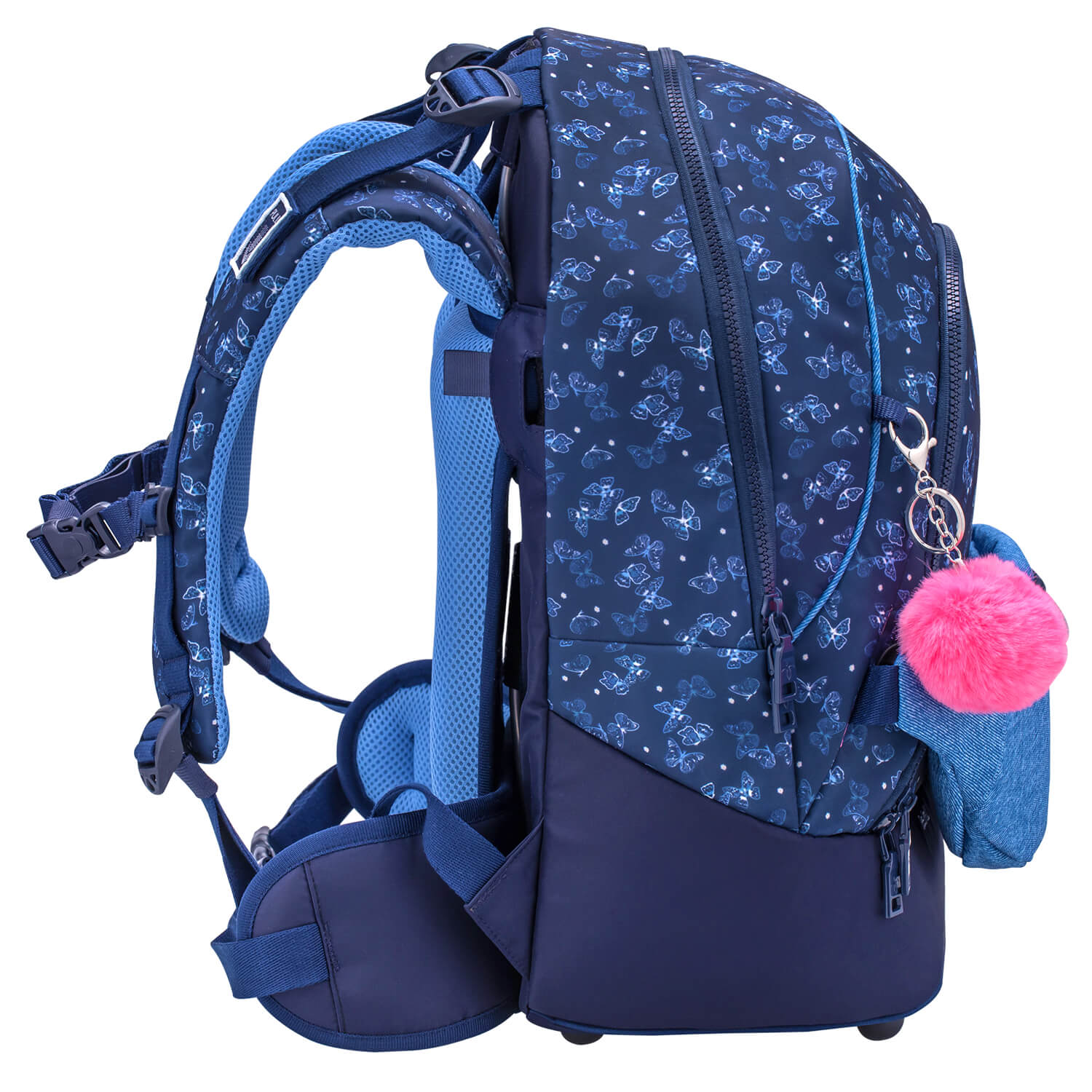 Premium Backpack & Fanny Pack Sapphire Schulranzen 2tlg.