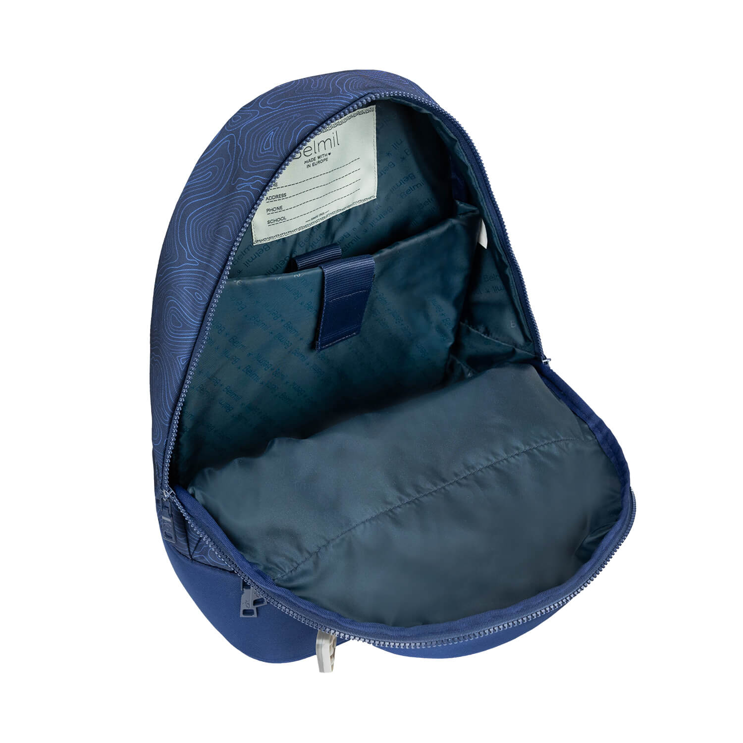 Premium Backpack & Fanny Pack Topographic Schulranzen 2tlg.