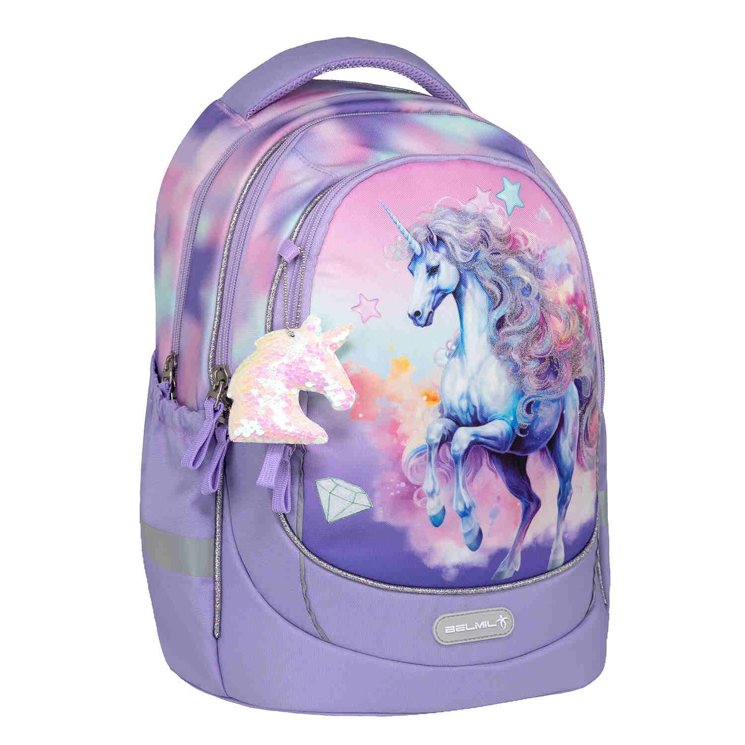 Leisure Plus Bright Rainbow Unicorn Schulrucksack