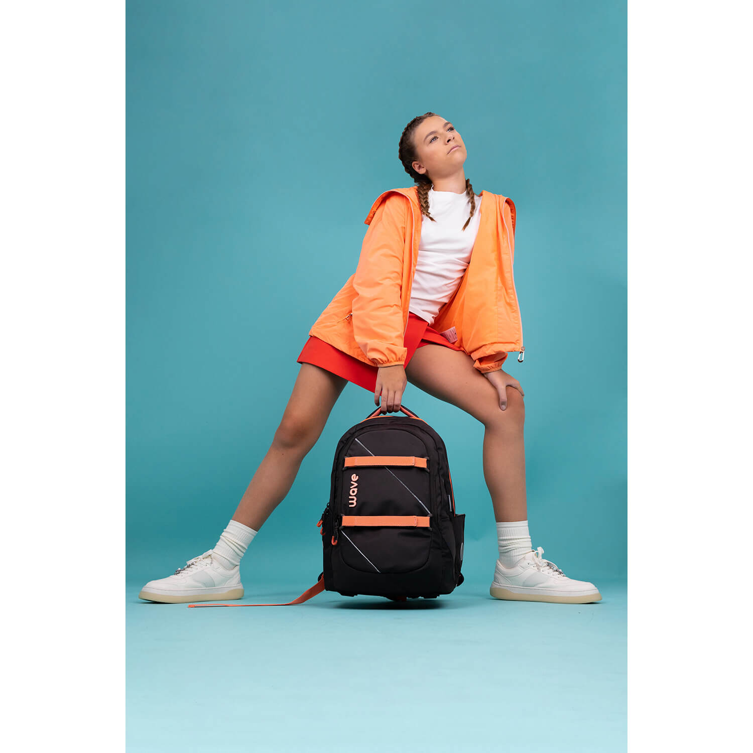 Wave Prime Blooms school backpack