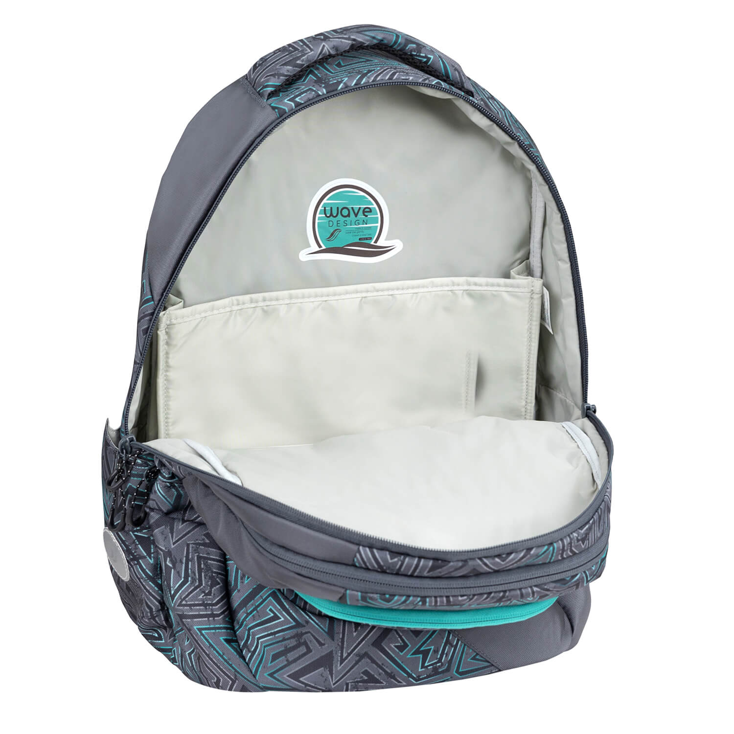 Wave Prime Chaos Lagoon Schulrucksack