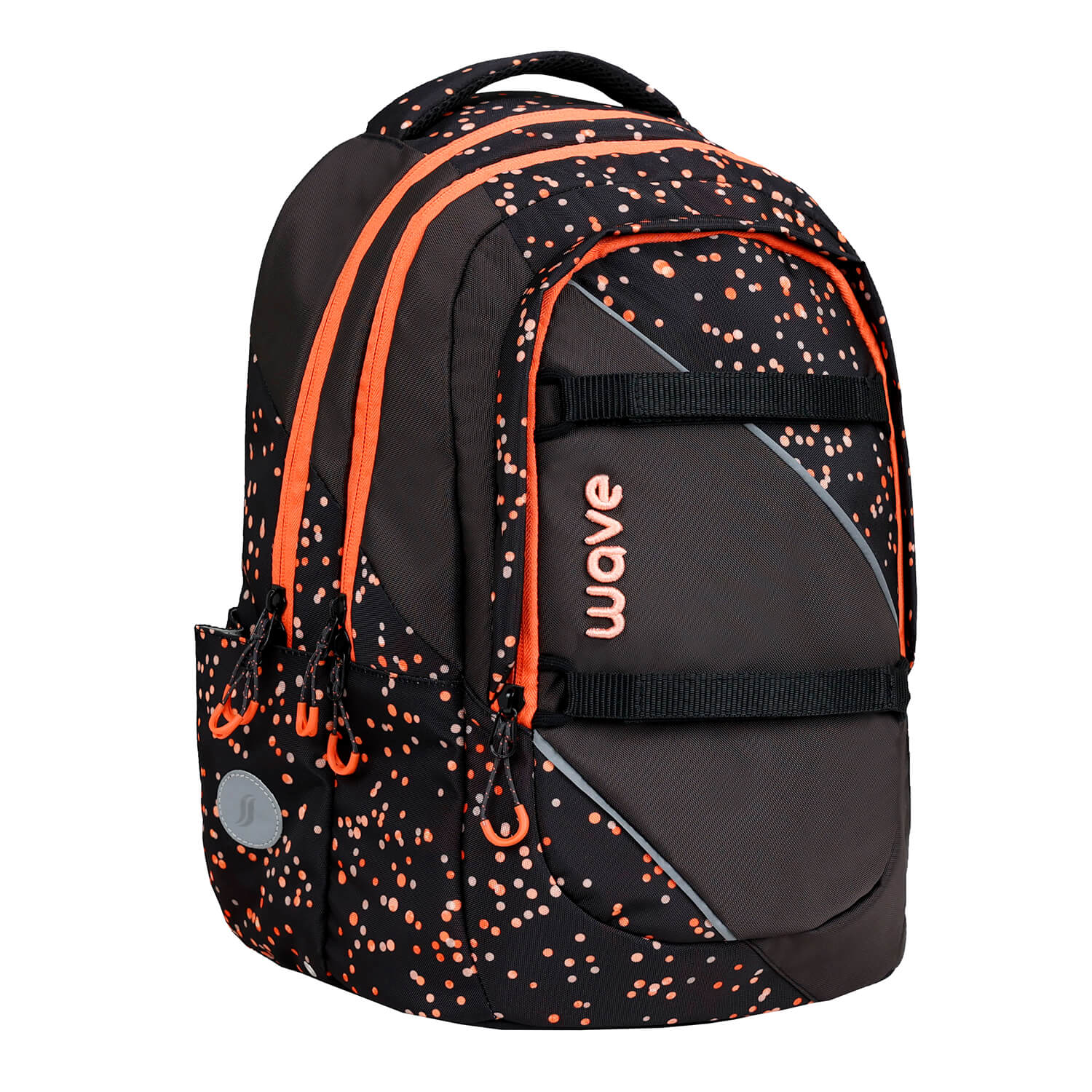 Wave Prime Dots Blooms school backpack