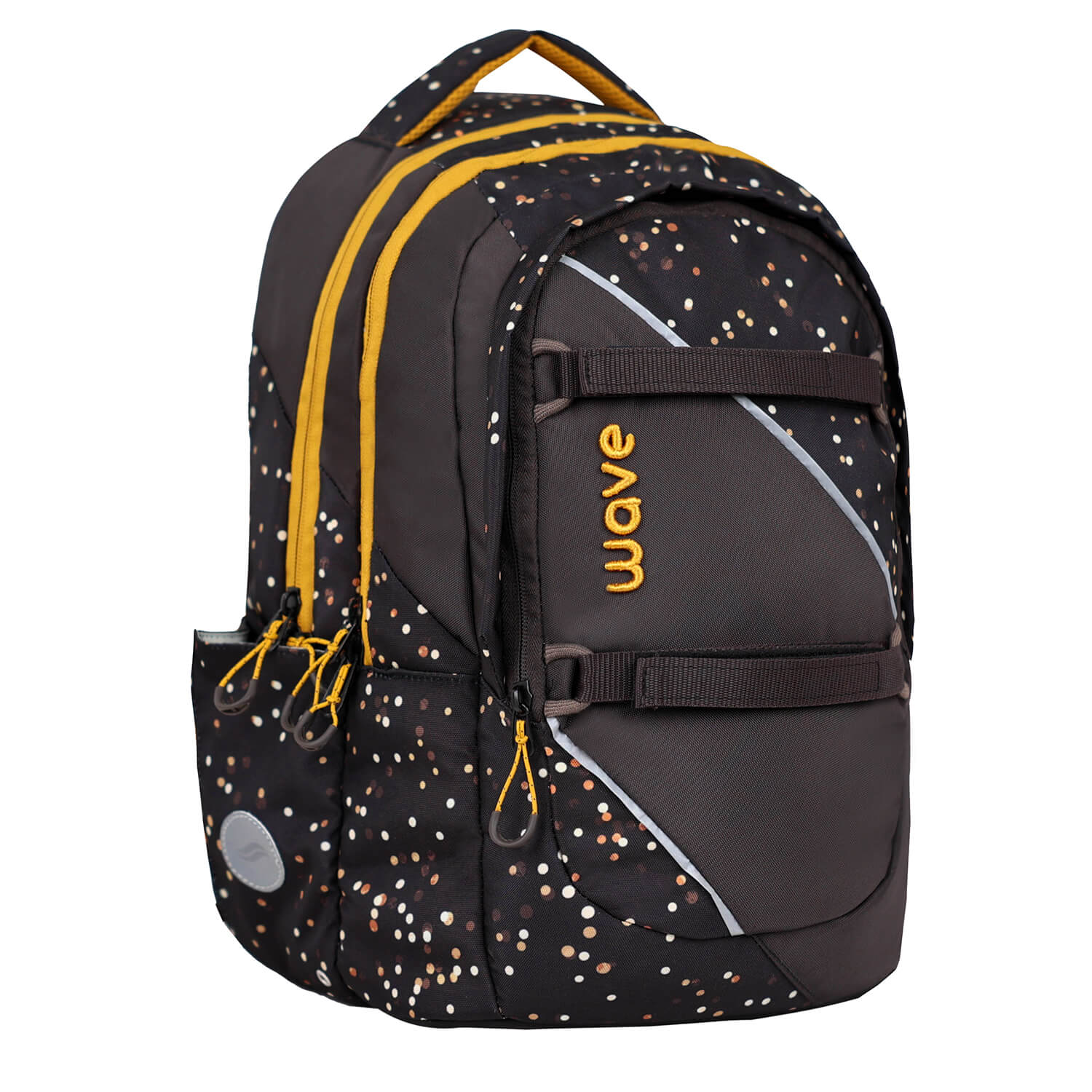 Wave Prime Dots Sand Schulrucksack