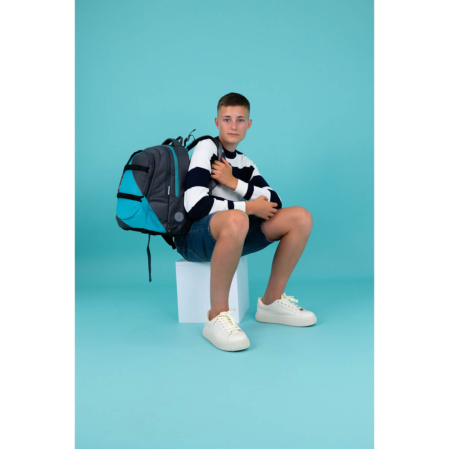 Wave Prime Gradient Aurora school backpack