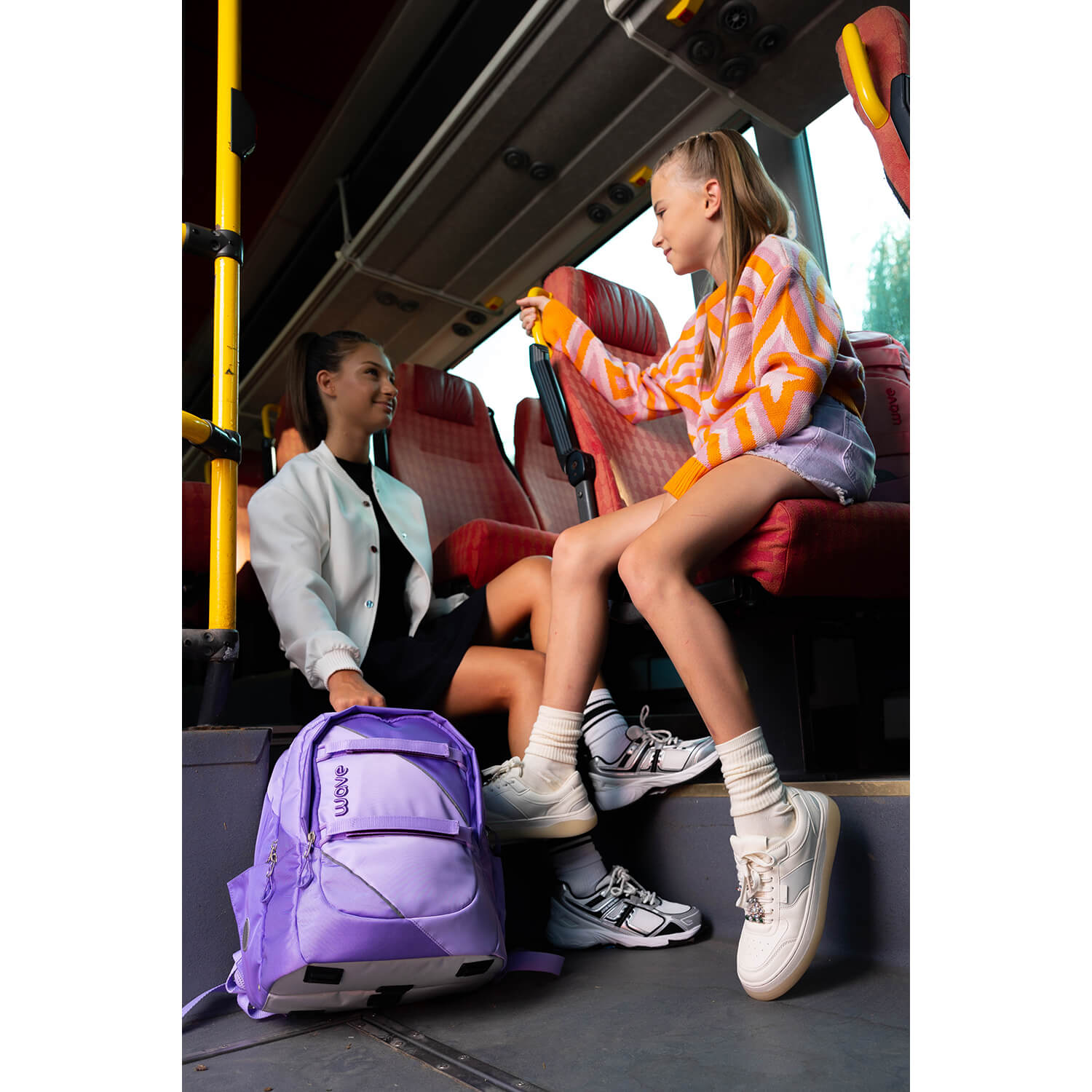 Wave Prime Ultra Violet school backpack