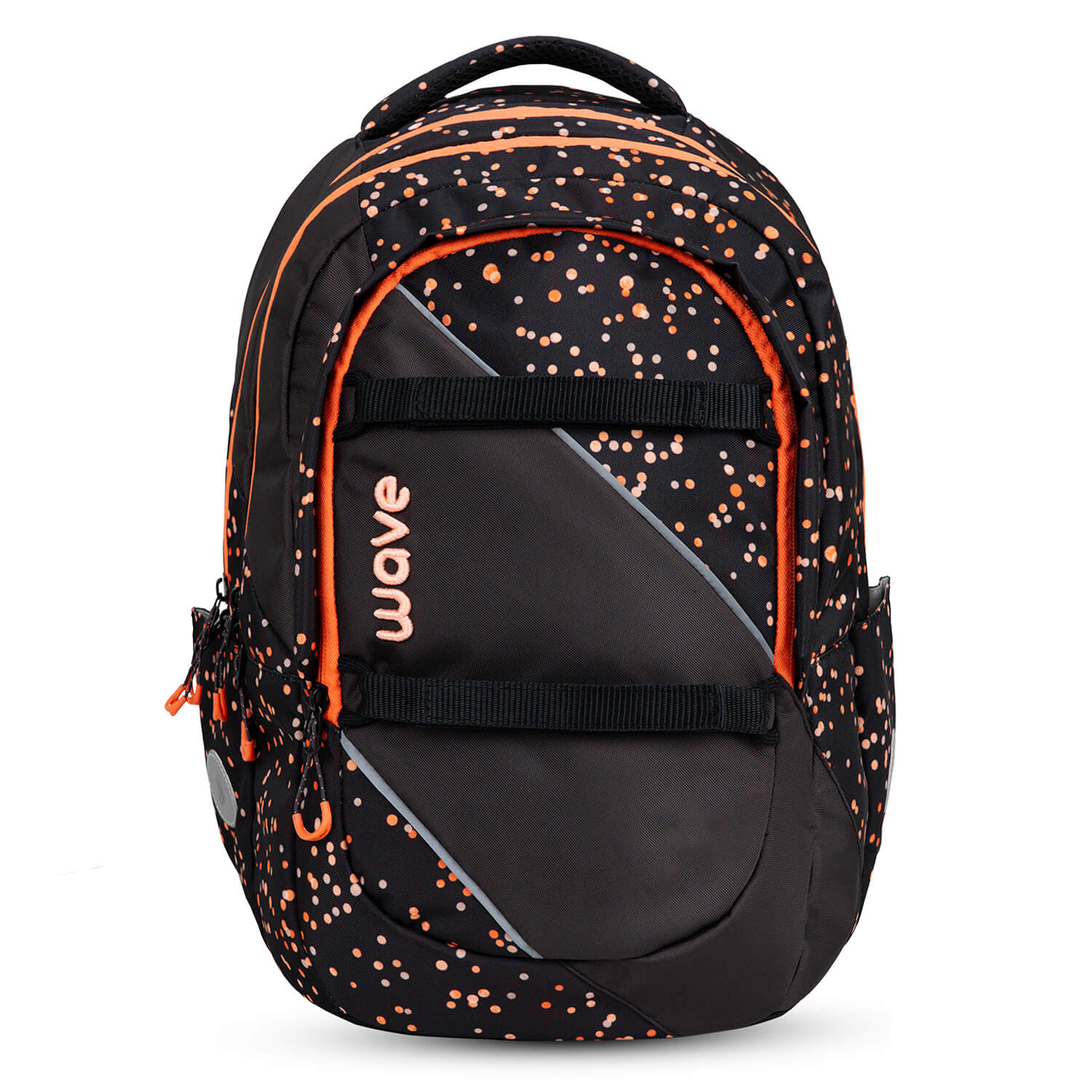 Wave Prime Dots Blooms Schulrucksack