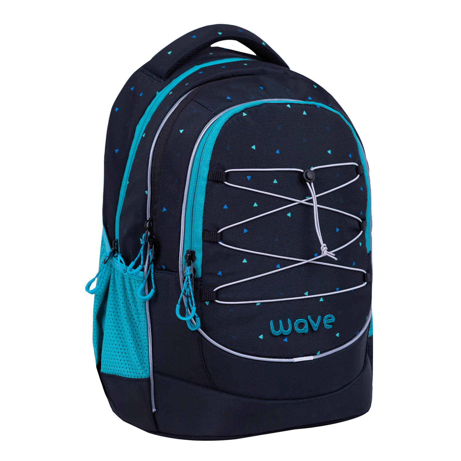 Wave Boost Dots Aurora school backpack