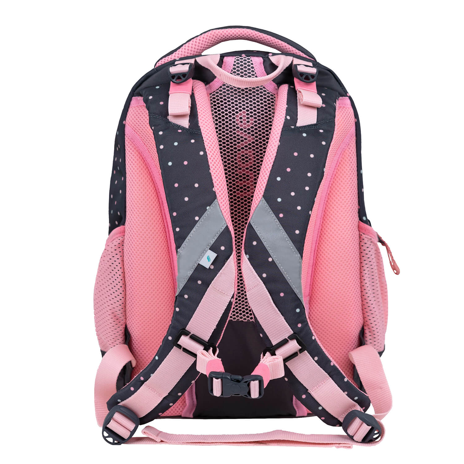 Wave Boost Dots Pinky school backpack