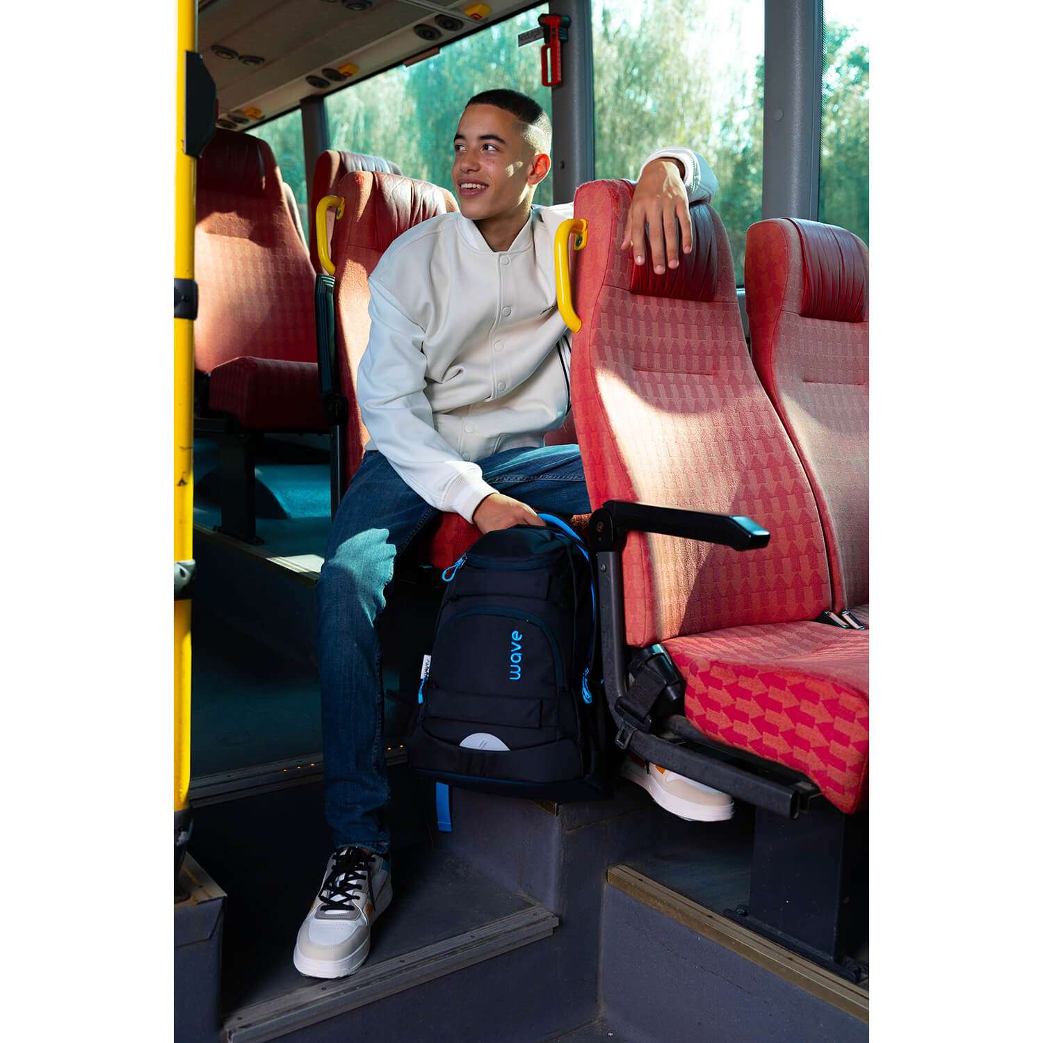 Wave Infinity Move Hazy Blue school backpack