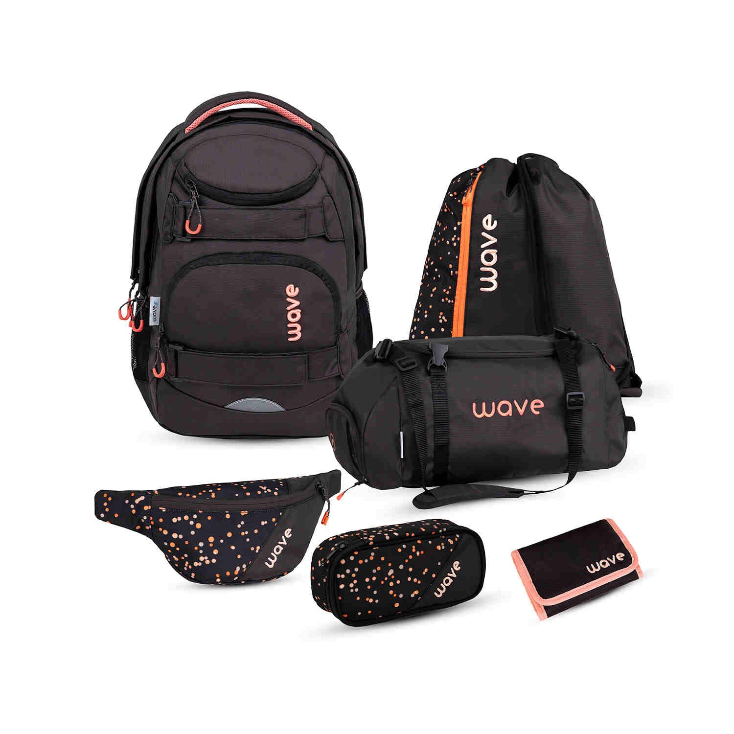 Wave Infinity Move Blooms backpack Set 5 Pcs