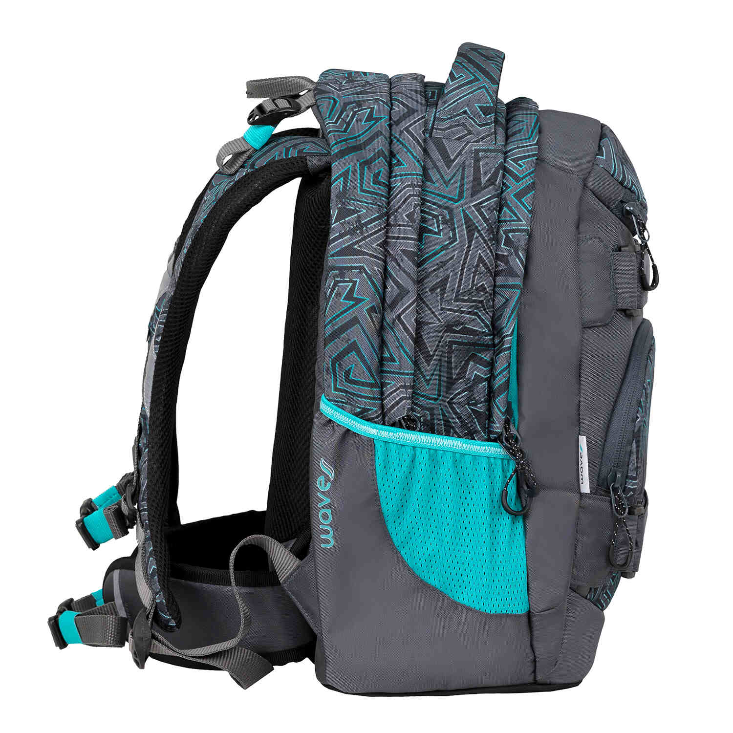 Wave Infinity Move Chaos Lagoon backpack Set 5 Pcs
