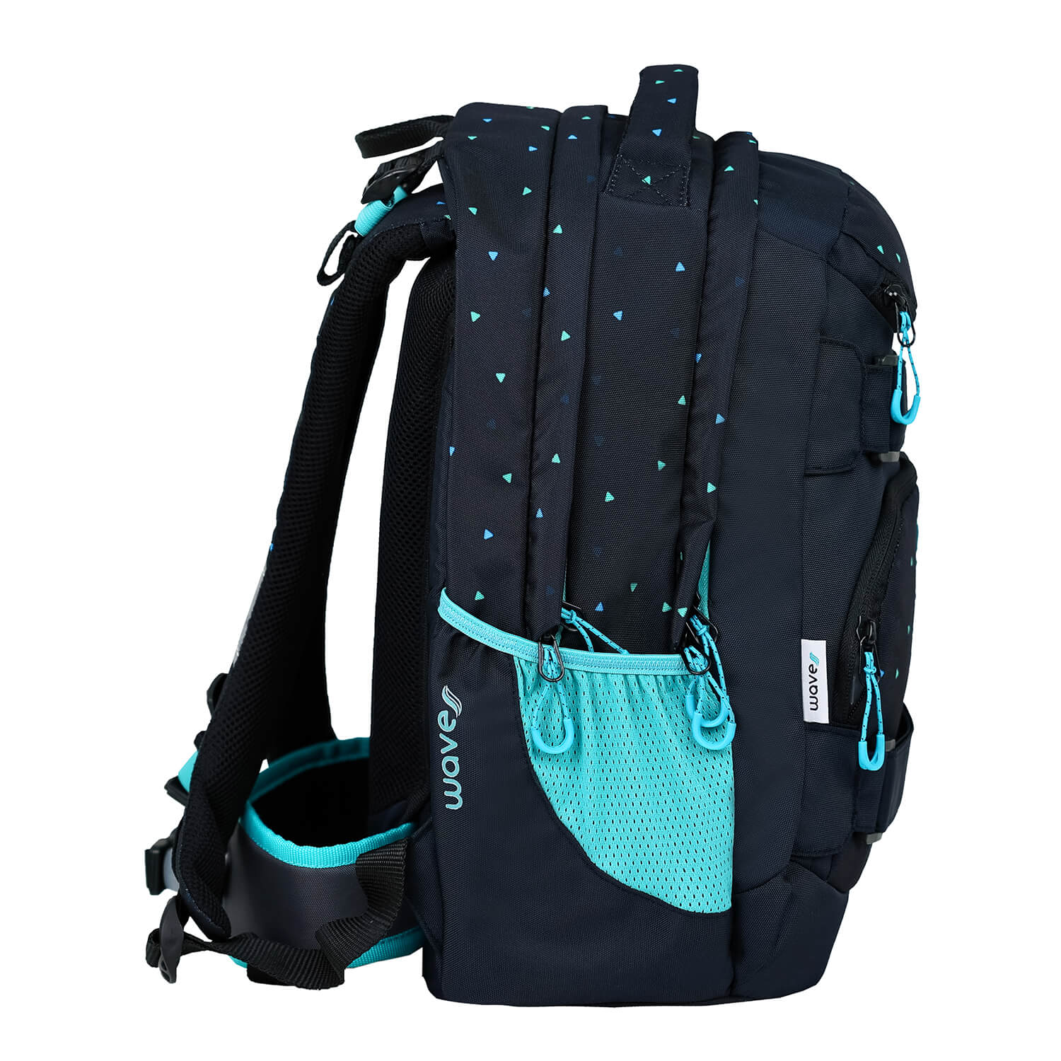 Wave Infinity Move Dots Aurora school backpack