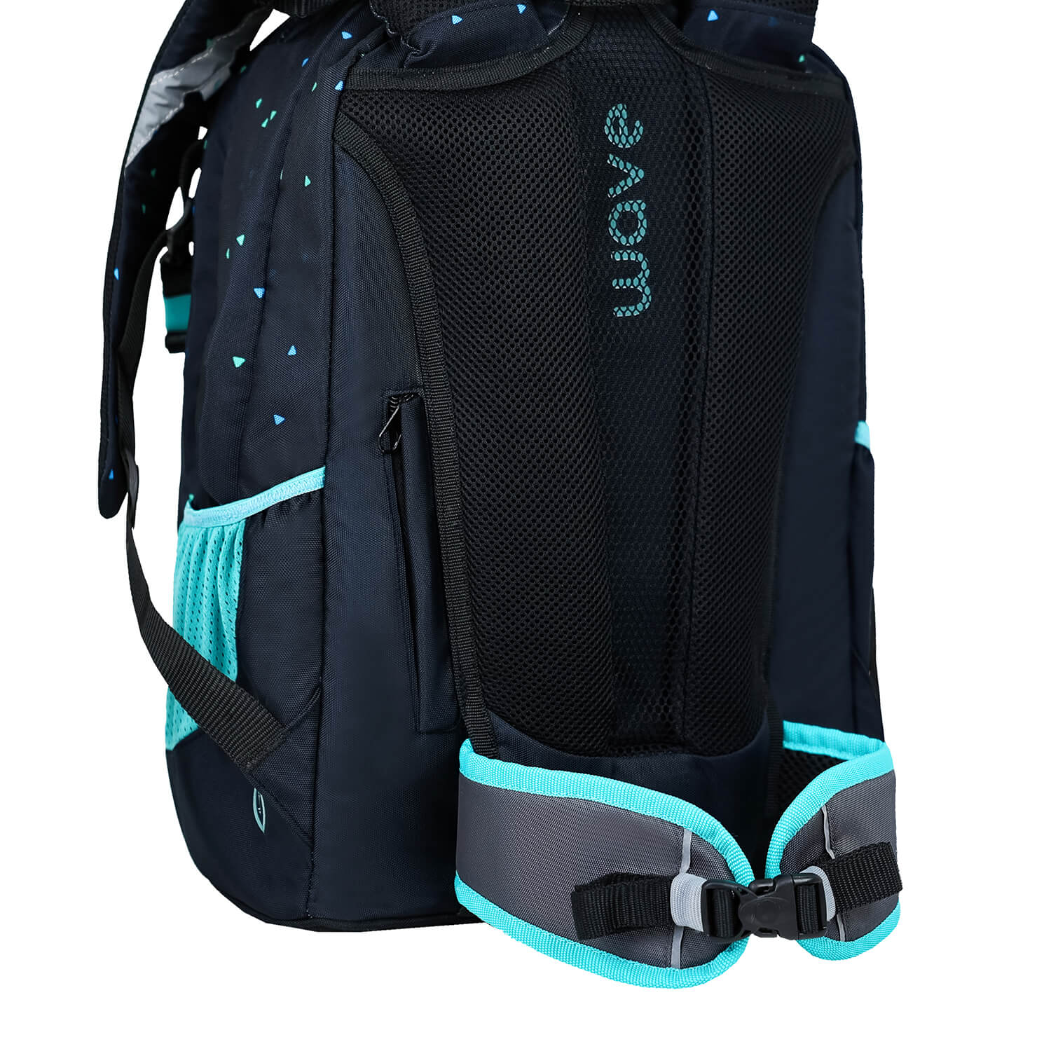 Wave Infinity Move Dots Aurora school backpack