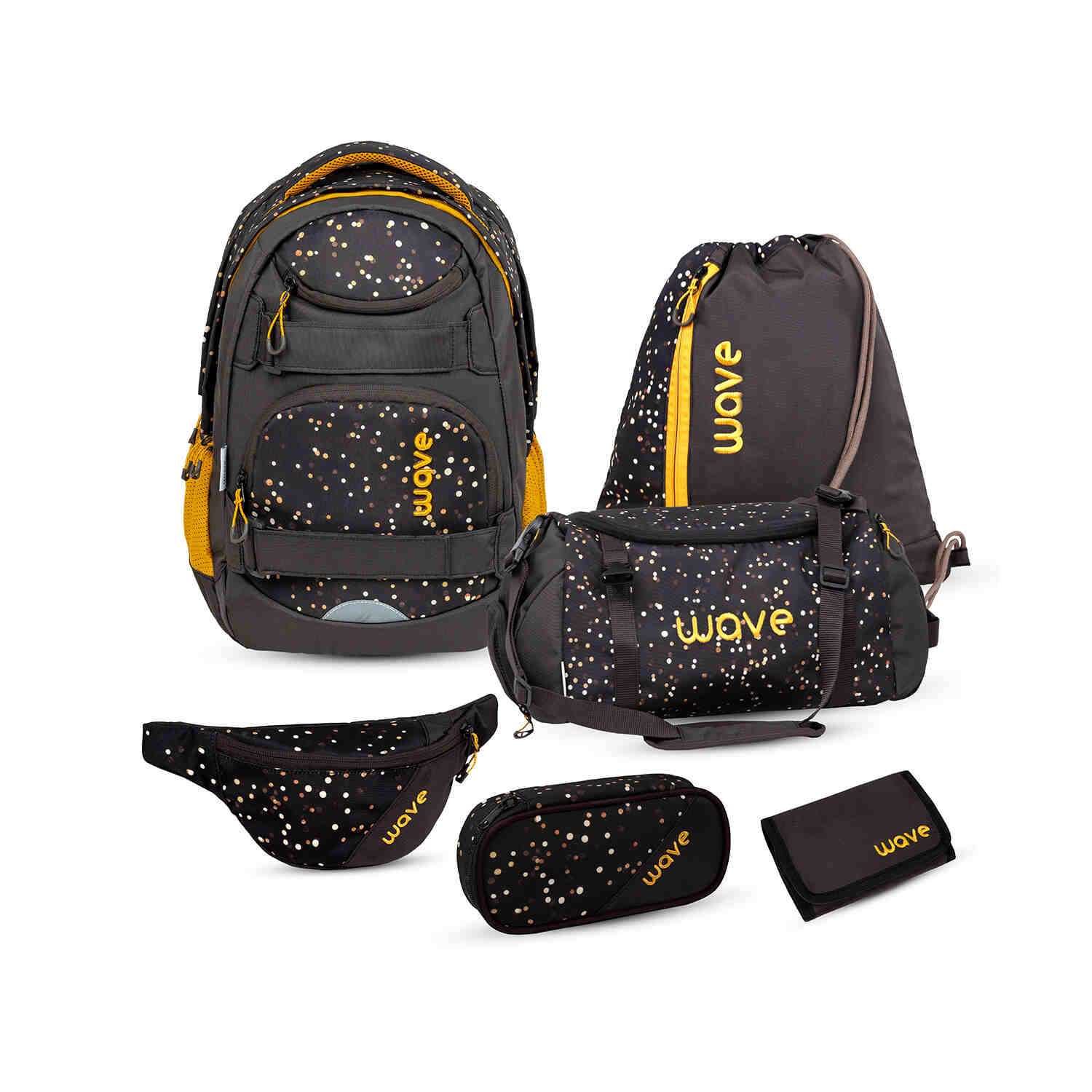 Wave Infinity Move Dots Sand backpack Set 5 Pcs
