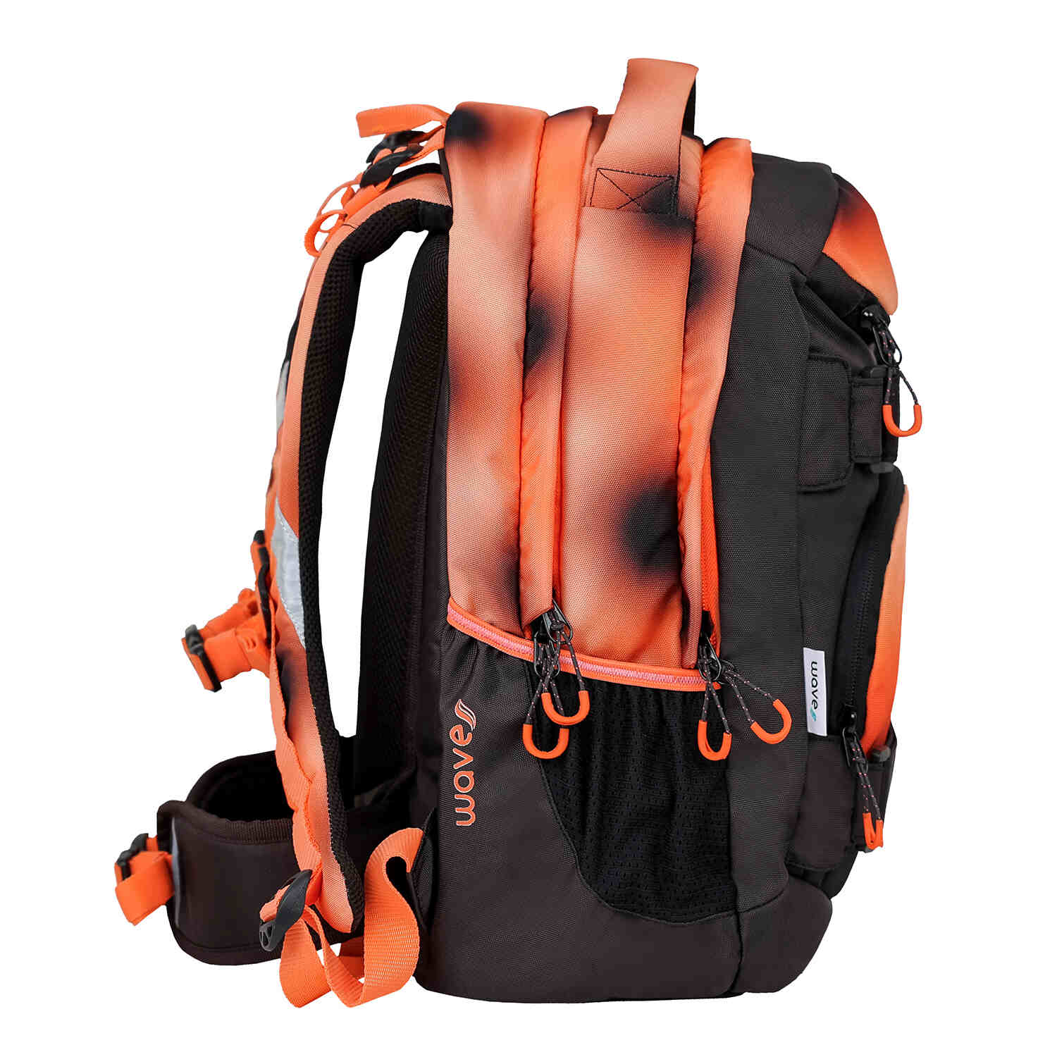 Wave Infinity Move Gradient Blooms backpack Set 5 Pcs
