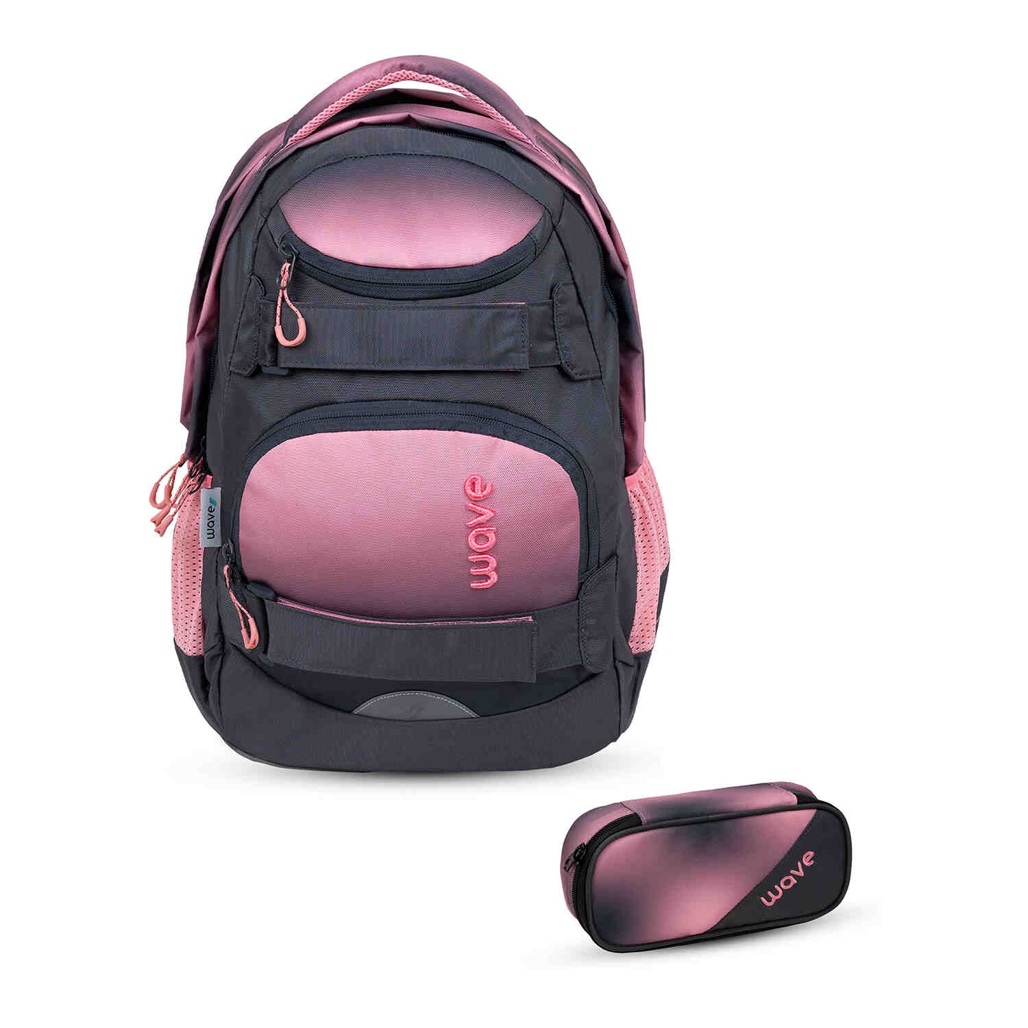 Wave Infinity Move Gradient Pinky backpack set 2 Pcs