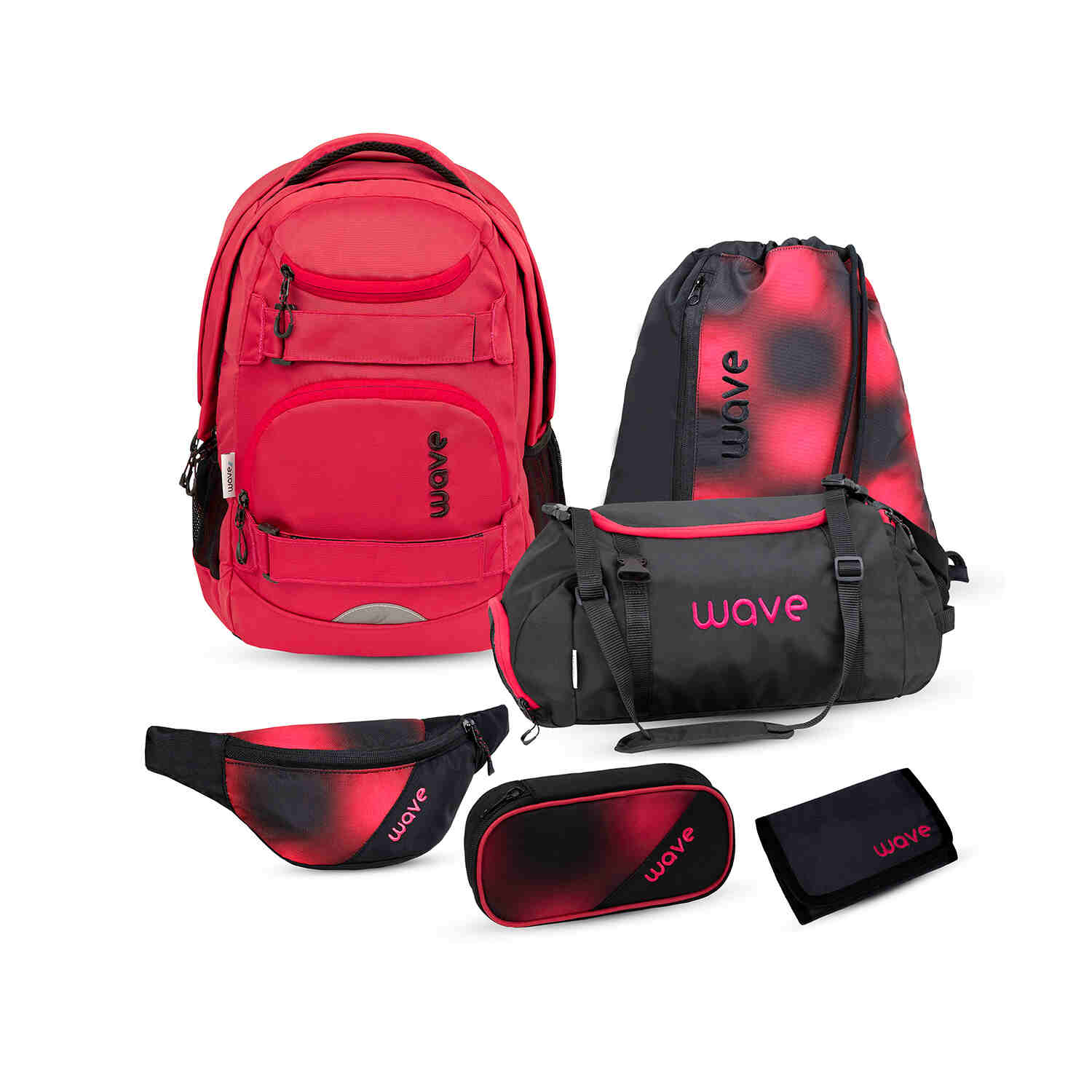 Wave Infinity Move Meteor backpack Set 5 Pcs