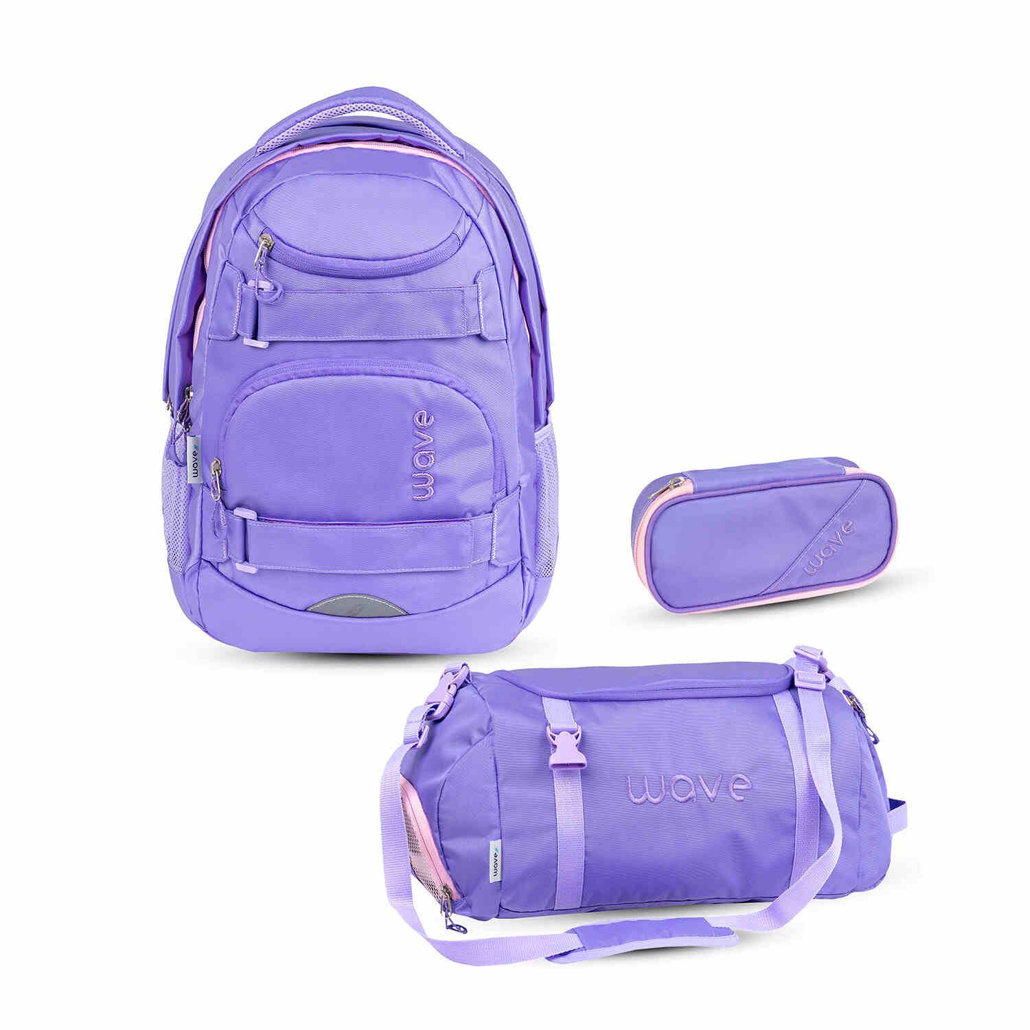 Wave Infinity Move Ultra Violet backpack set 3 Pcs