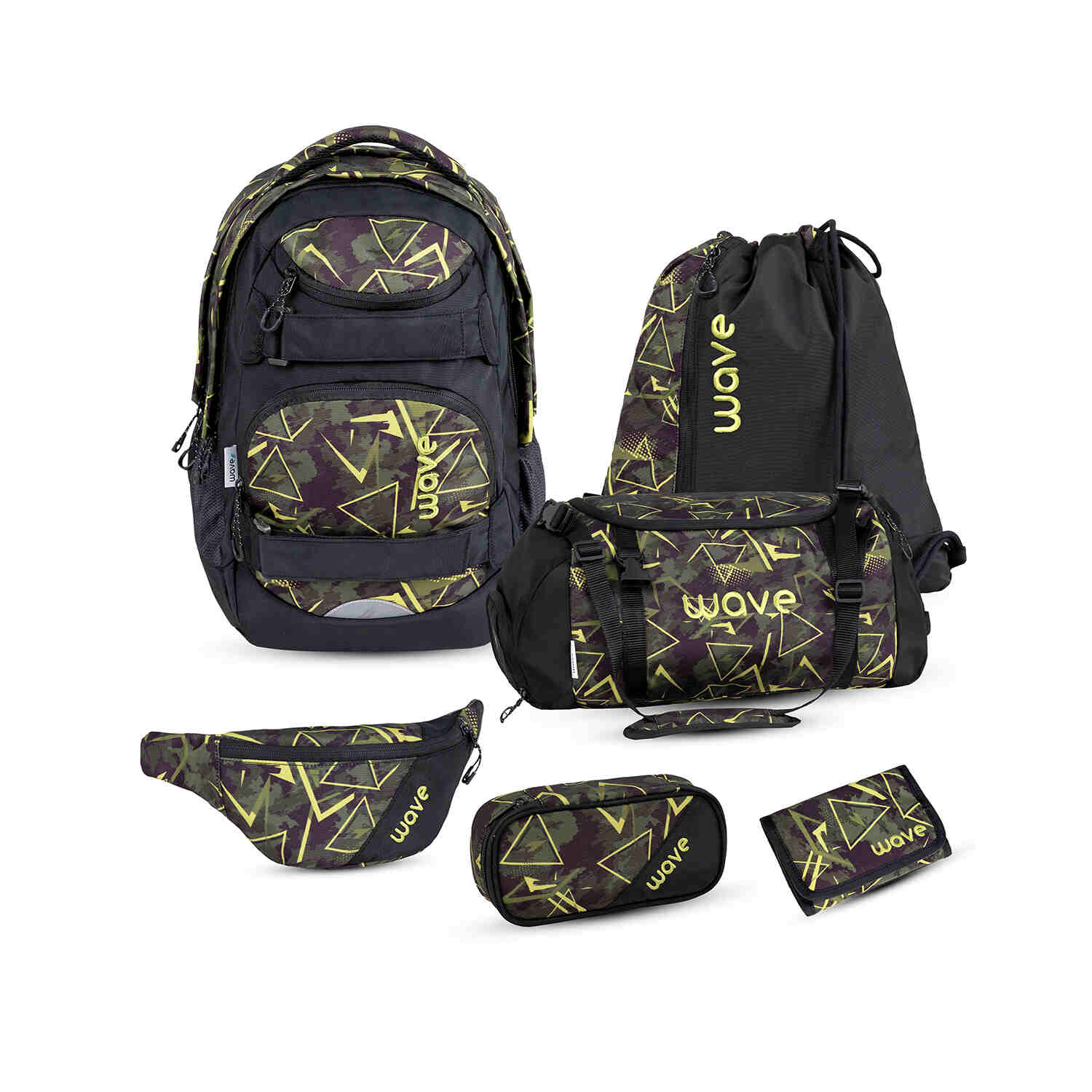 Wave Infinity Move Waves Bold backpack Set 5 Pcs