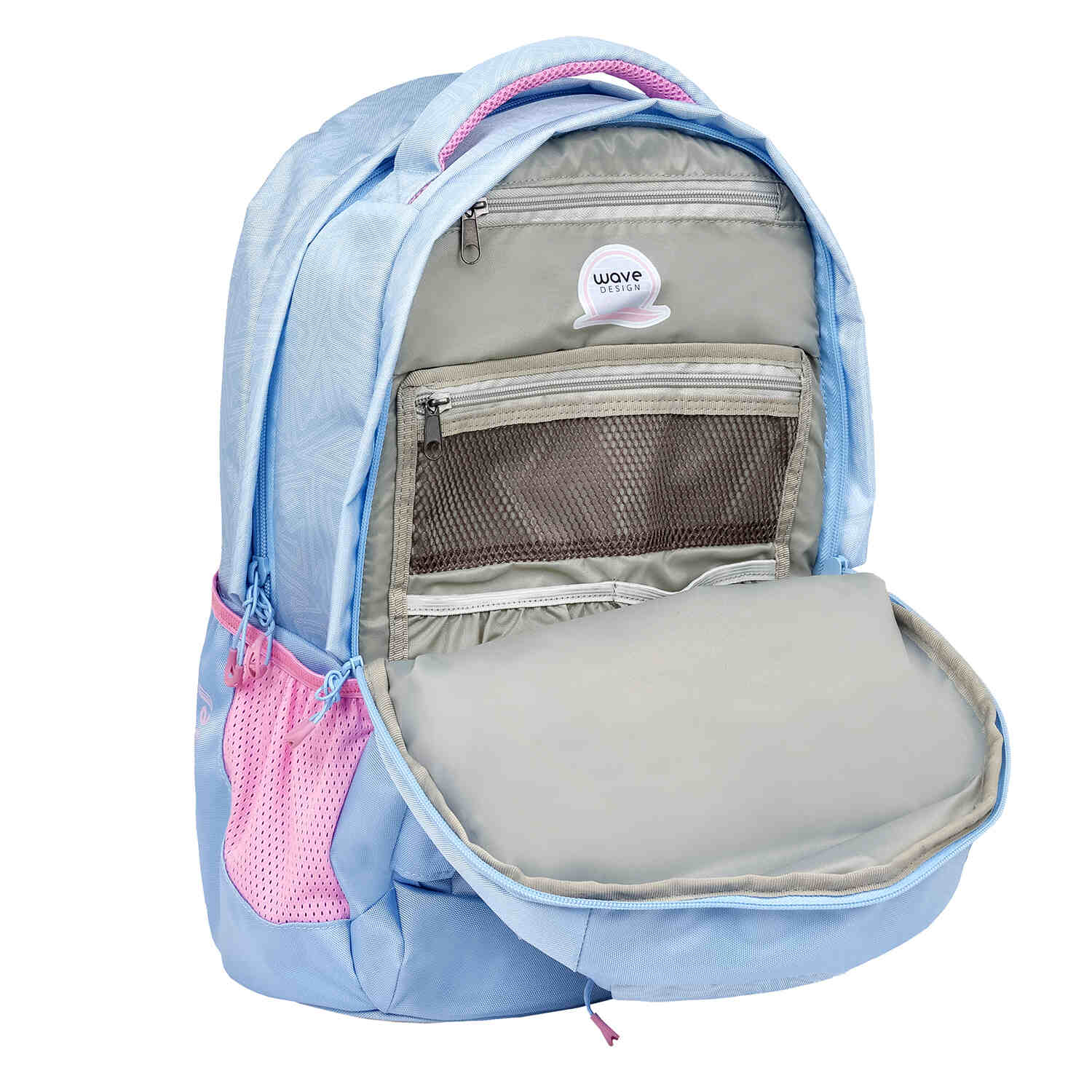Wave Infinity Move Waves Lavender backpack Set 5 Pcs