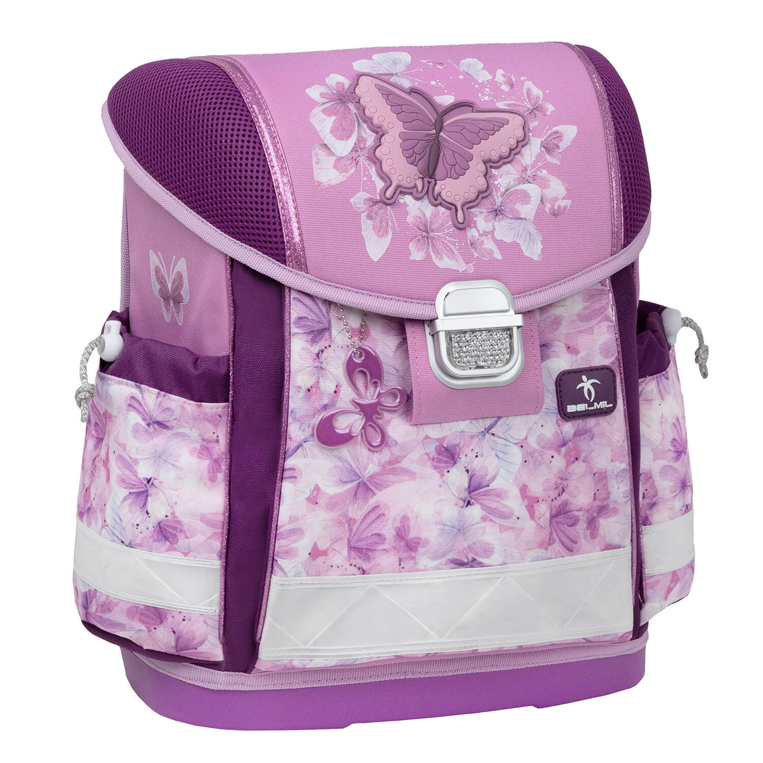 Classy Chic Charms schoolbag set with raincover 5 pcs