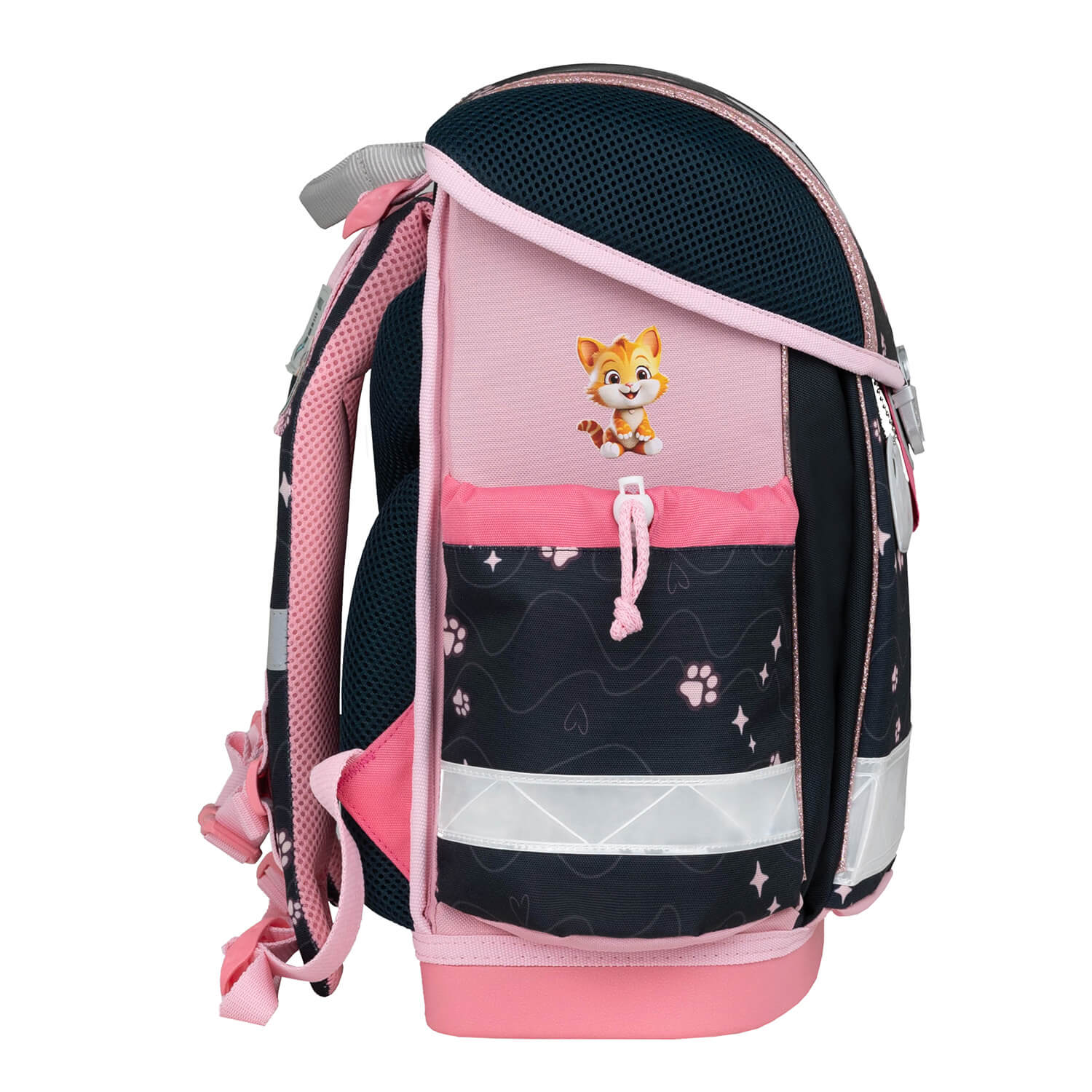 Classy Cute Kitten Schulranzen Set mit Regenhülle 5 Stück