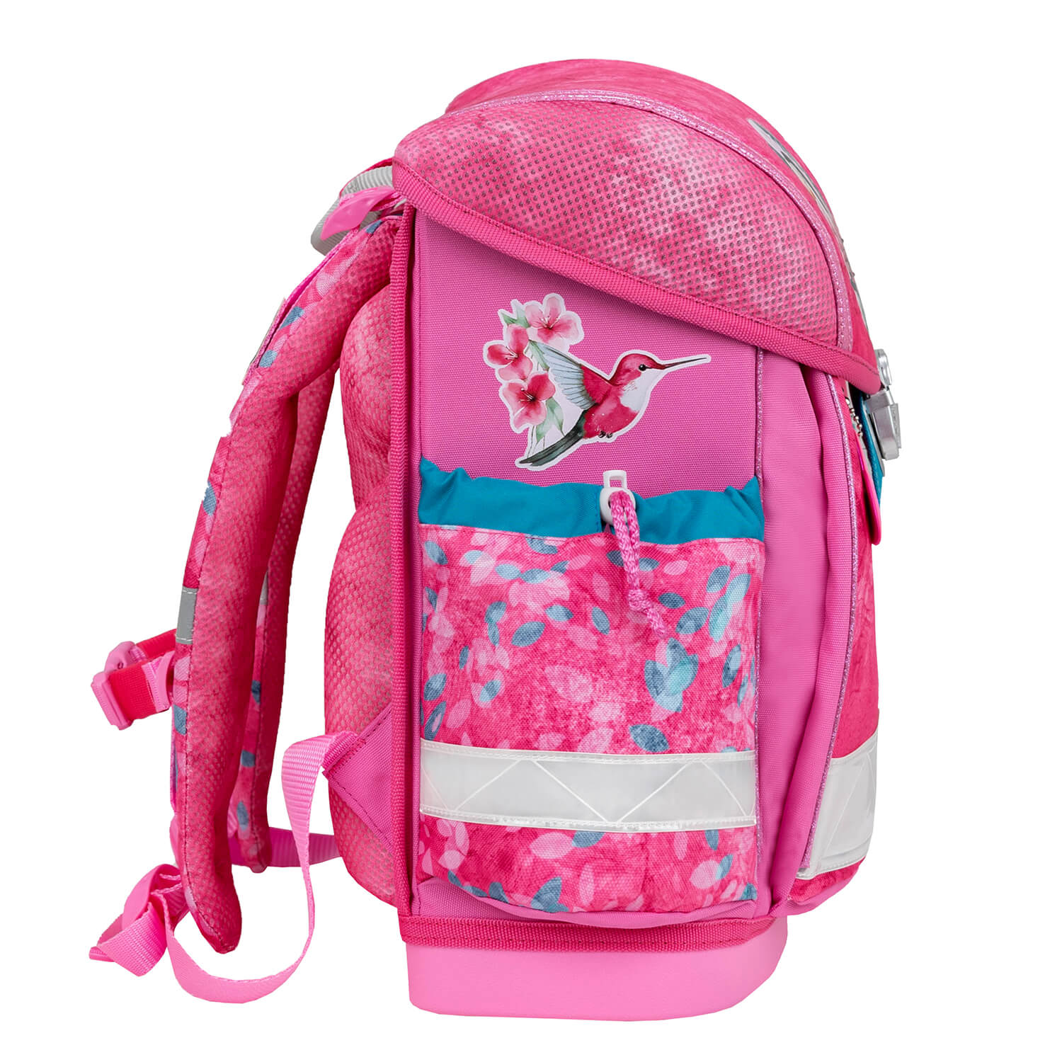 Ergonomic design features of the School Bag Set for Girls – Belmil Classy Tropical Toucan (4 pcs) promoting healthy posture.