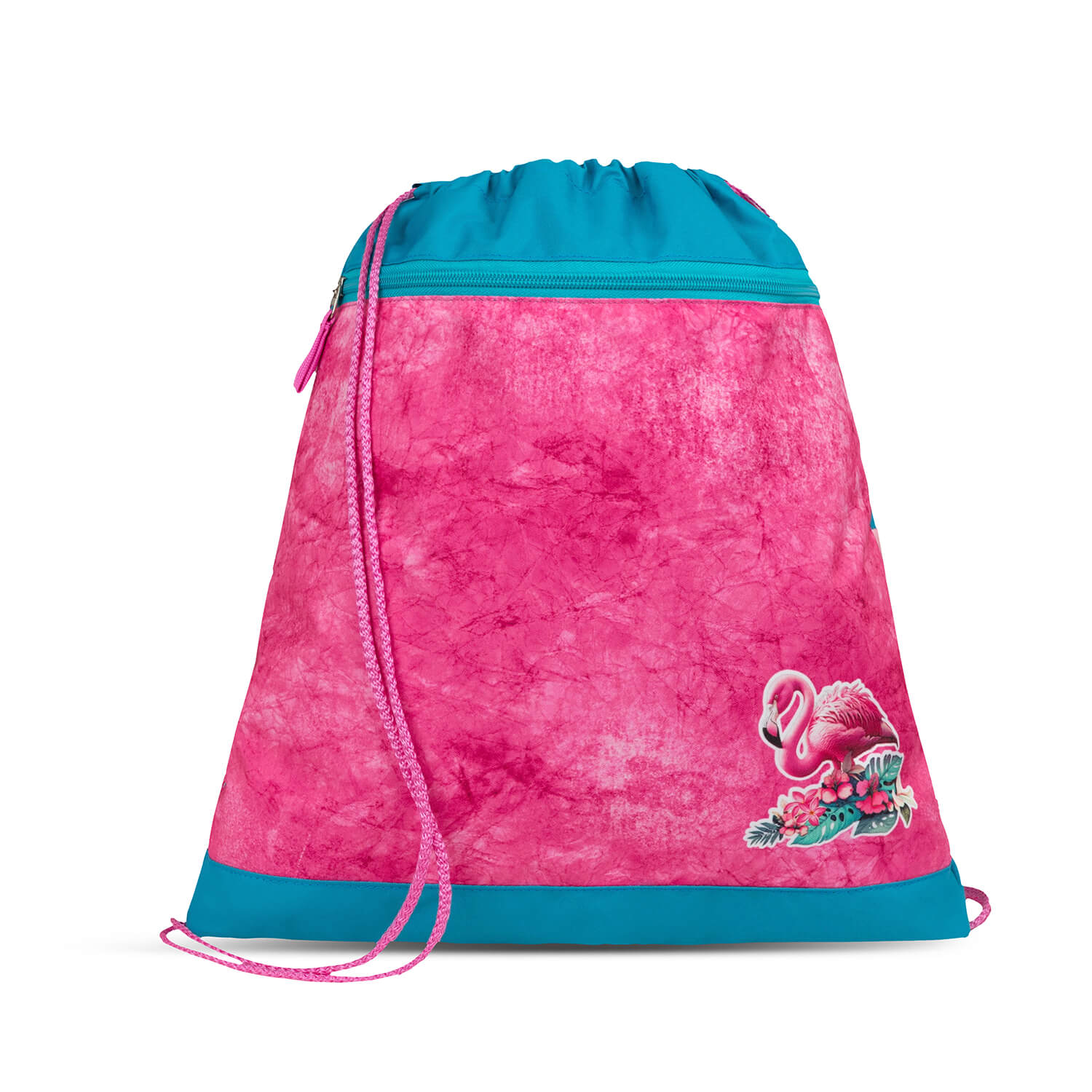 Happy child using the Ergonomic School Bag Set for Girls – Belmil Classy Tropical Toucan (4 pcs) on their way to school.