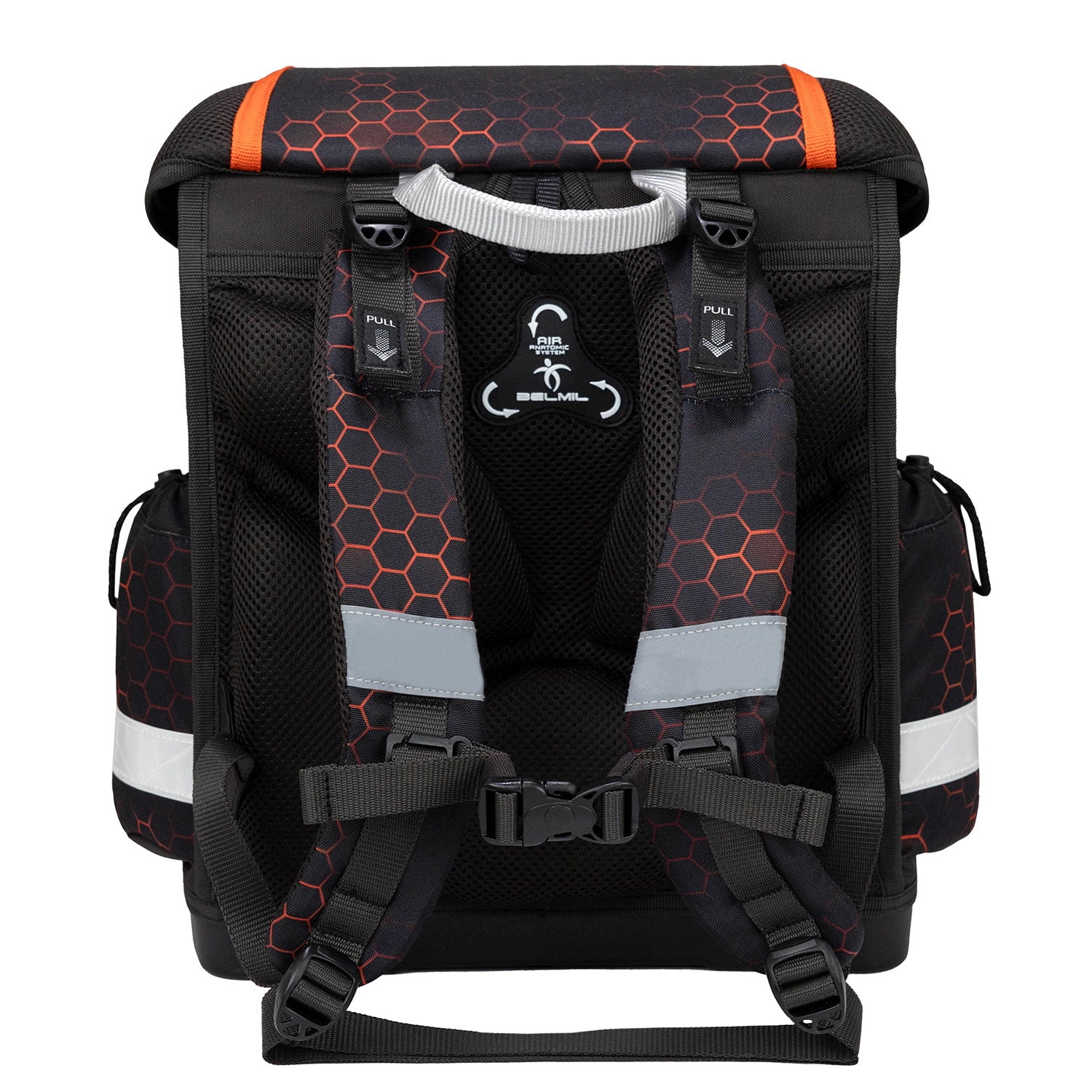 Ergonomic School Bag Set for Boys– Belmil Classy Basket Inferno (4 pcs)