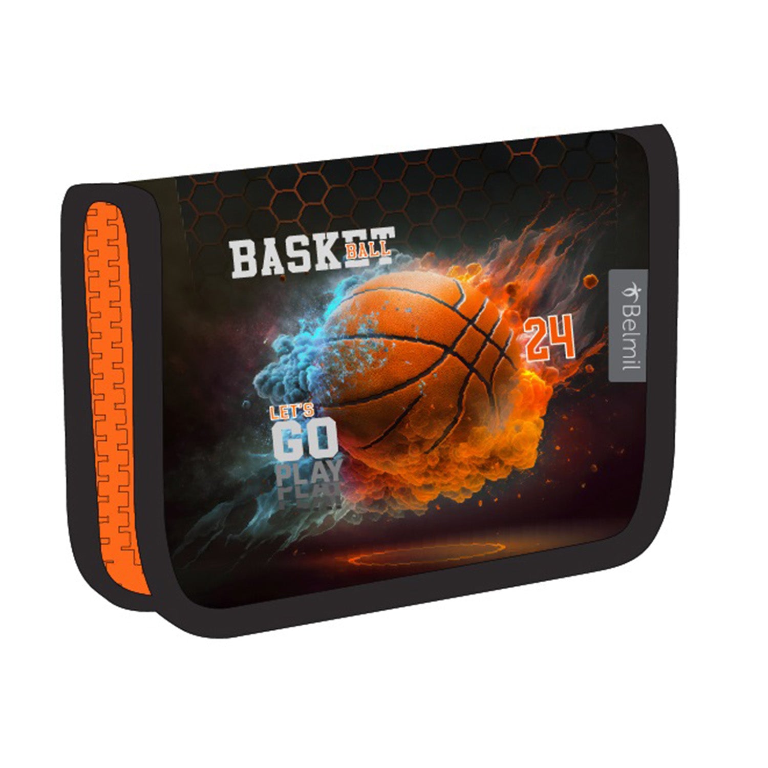 Ergonomisches Schulranzen-Set für Jungen – Belmil Classy Basket Inferno (4-tlg.)