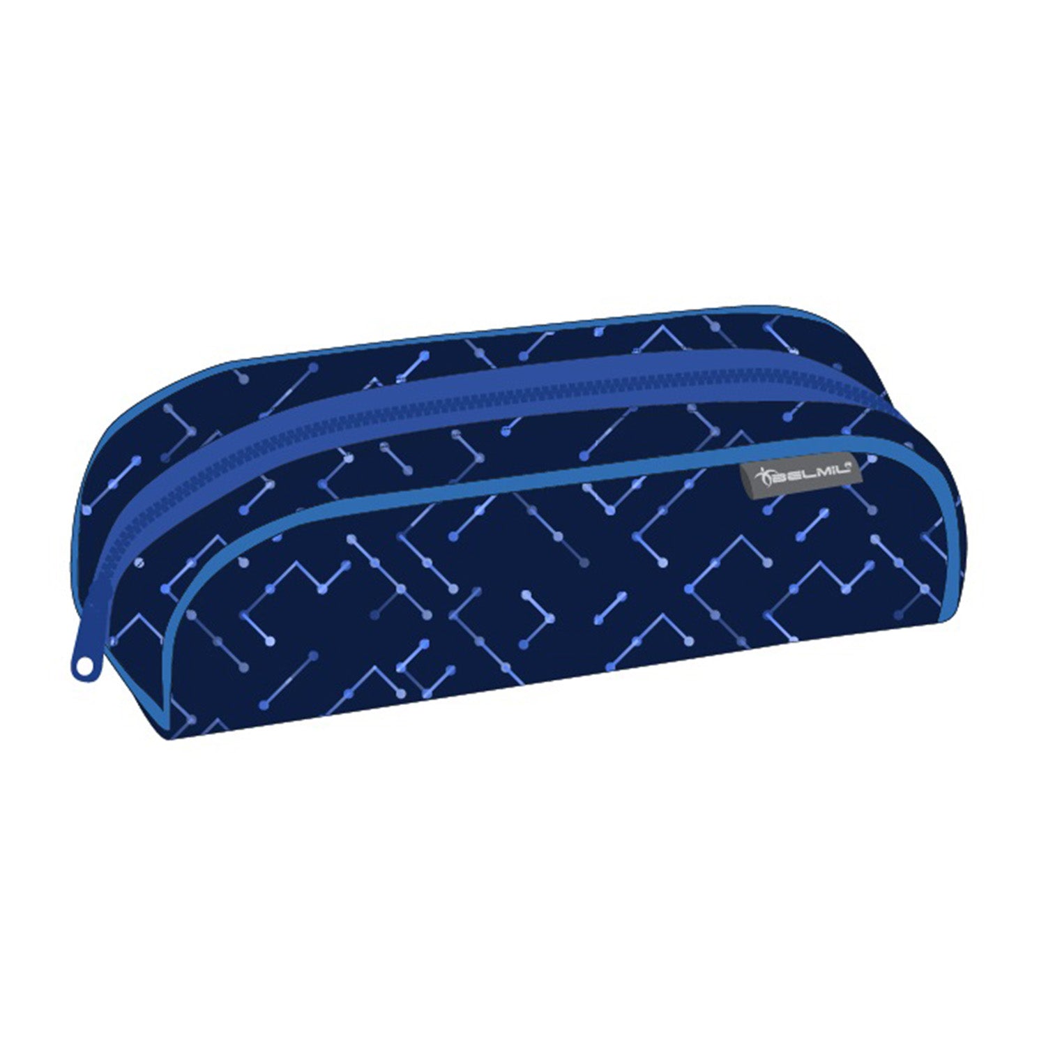 Overview of the Ergonomic School Bag Set for Boys– Belmil Classy CyberNova (4 pcs) demonstrating its futuristic design.