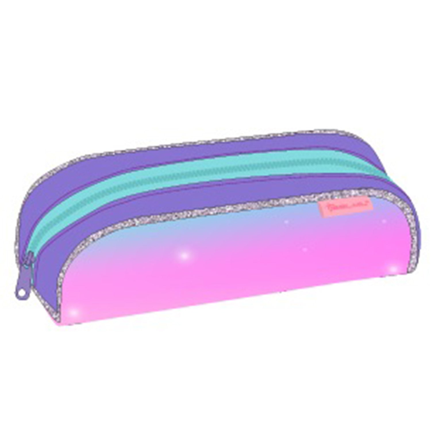 Ergonomisches Schulranzen-Set für Mädchen – Belmil Classy Heart of the Rainbow (4-tlg.)