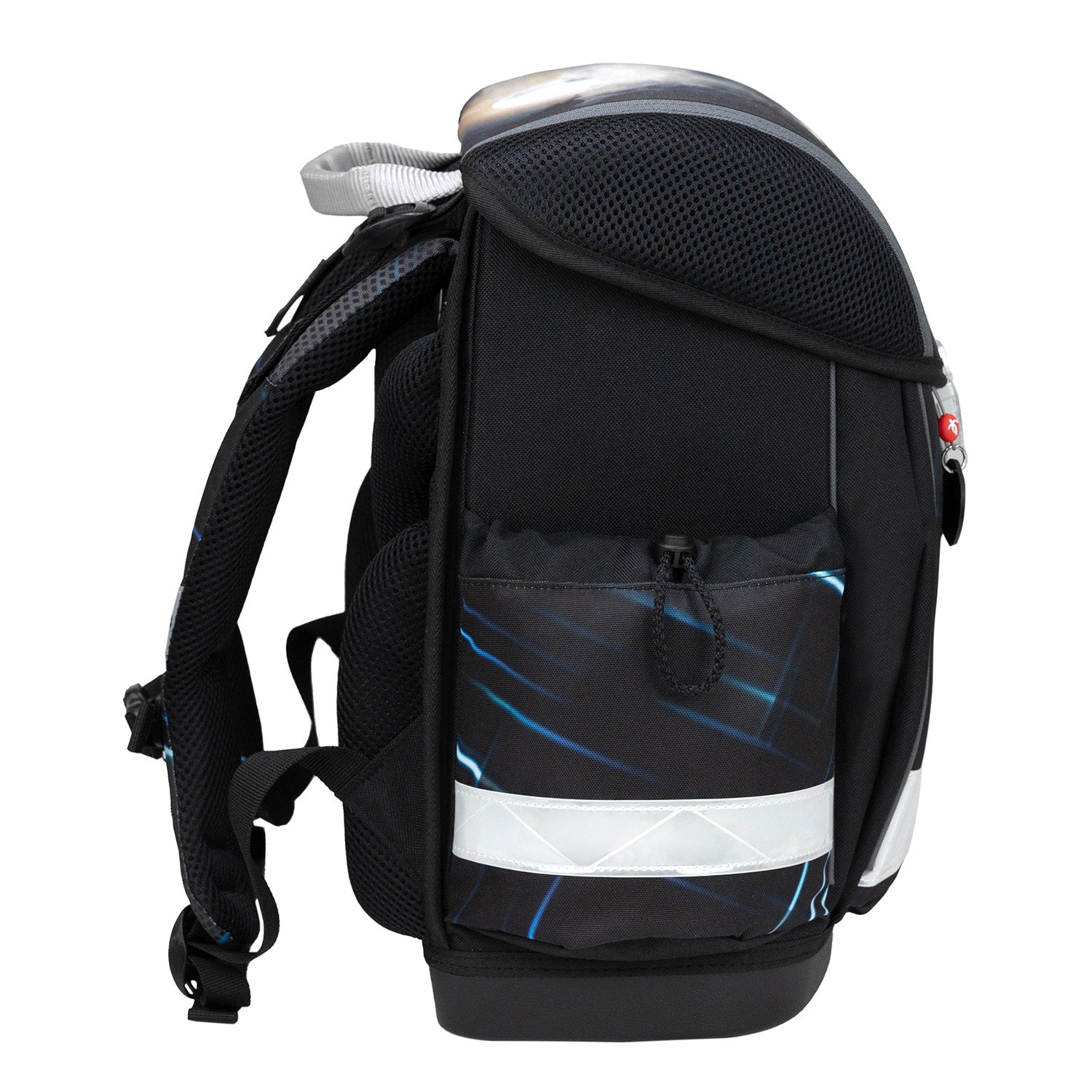 The lightweight Ergonomic School Bag Set for Boys– Belmil Classy Midnight Turbo (4 pcs) ideal for young children with adjustable straps.