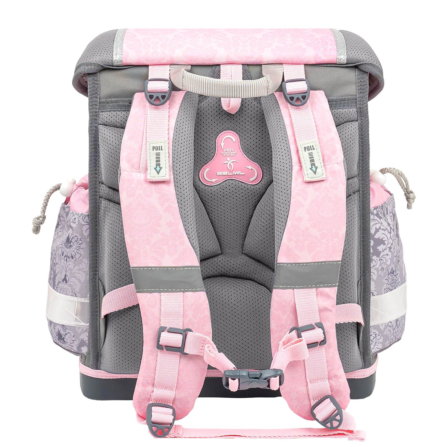 The lightweight and organized interior compartments of the Ergonomic School Bag Set for Girls – Belmil Classy Ballerina.