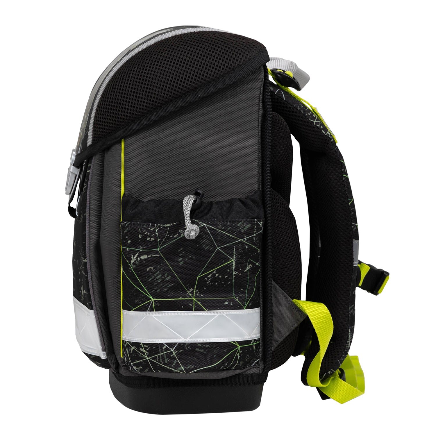 Belmil Classy Ergonomic School Bag Set for Boys “Black Panther” Design + Dinosaur Raincoat – 5-Piece Back-to-School Bundle demonstrating the lightweight construction of the school bag.