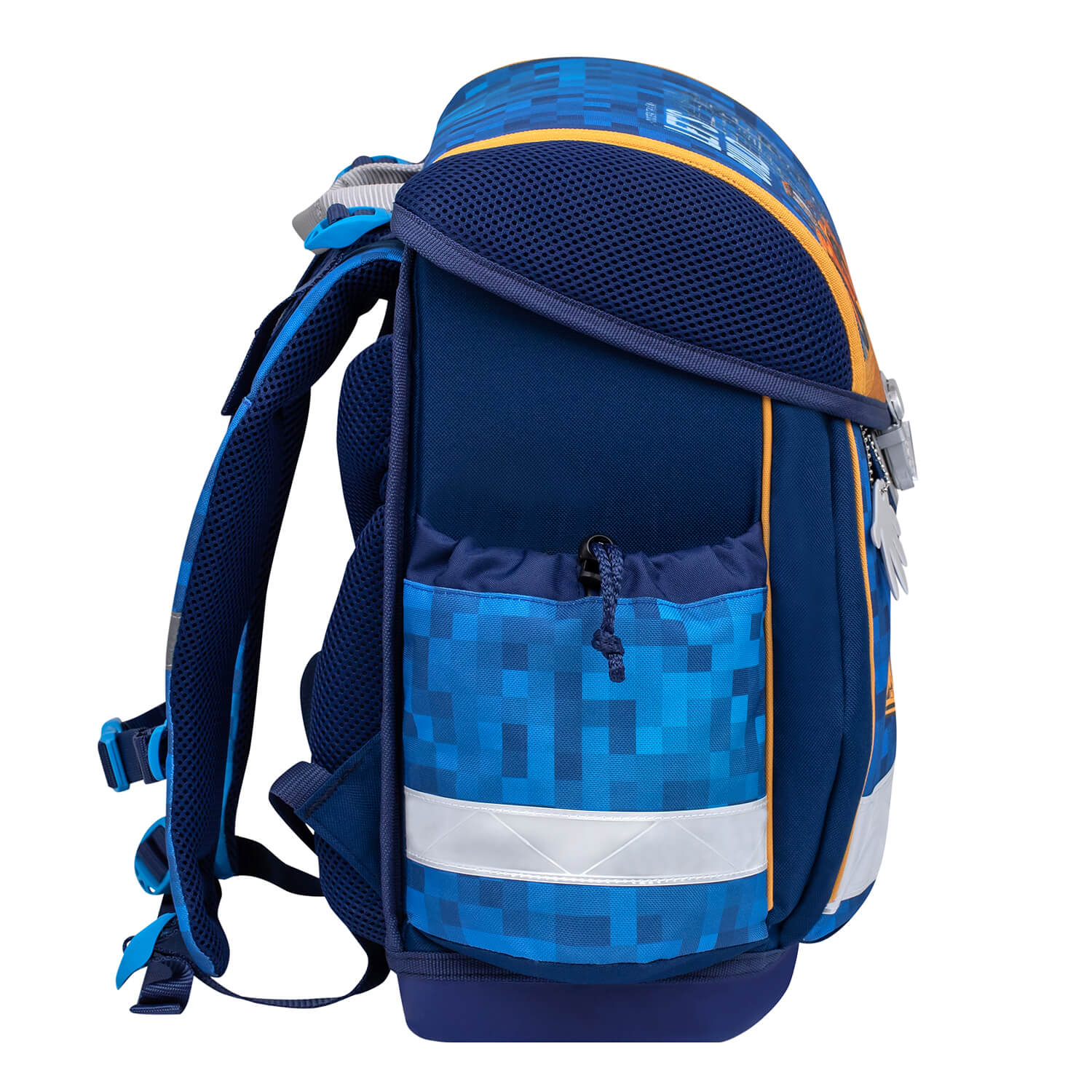 Classy Bulldozer schoolbag set 4 pcs