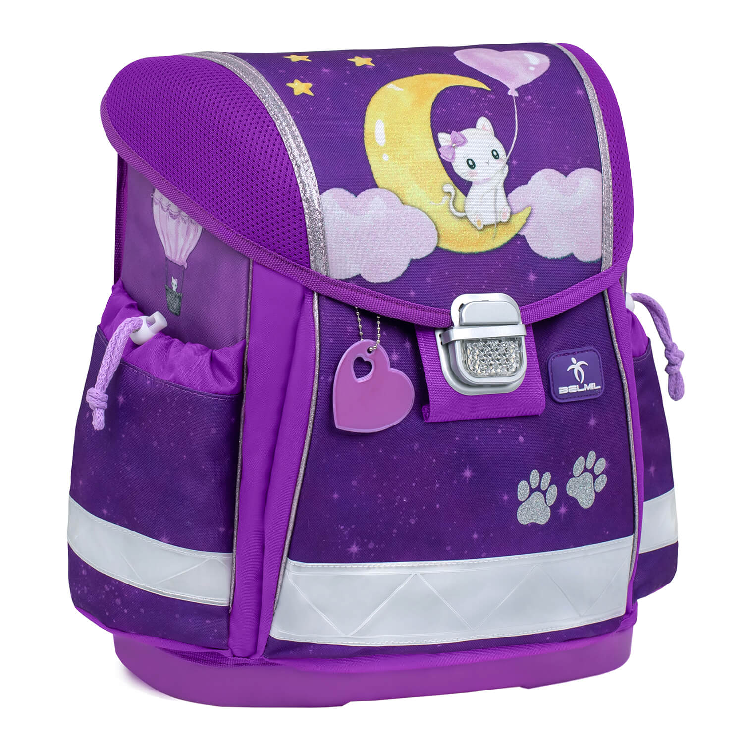 Classy Caty on the Moon Schulranzen Set 4 tlg.