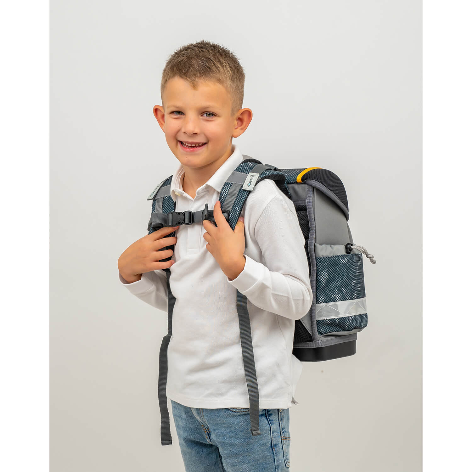 Classy Dark Dots schoolbag set 6 pcs