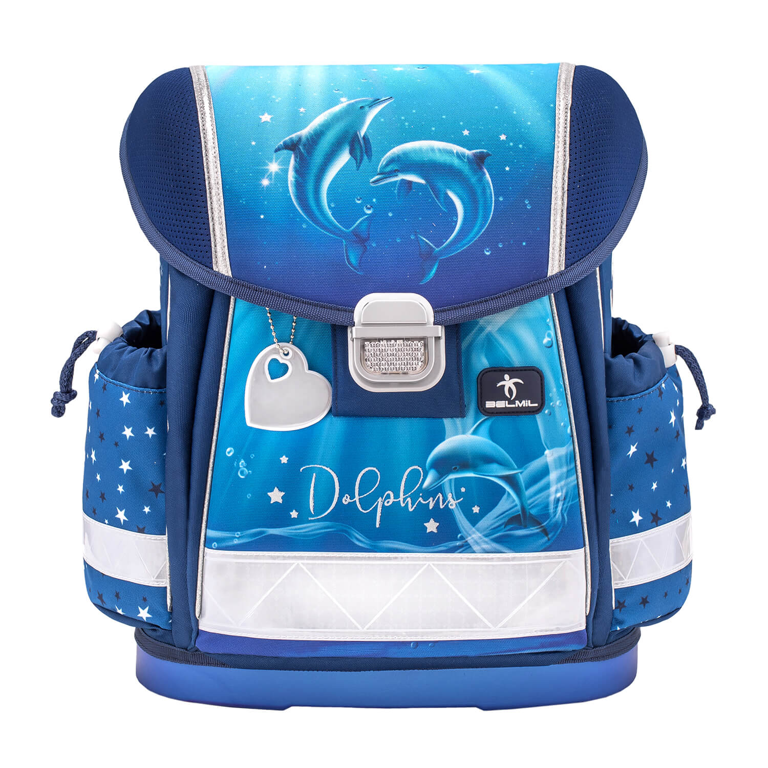 Classy Dolphins Schulranzen Set mit Regenhülle 5 Stück